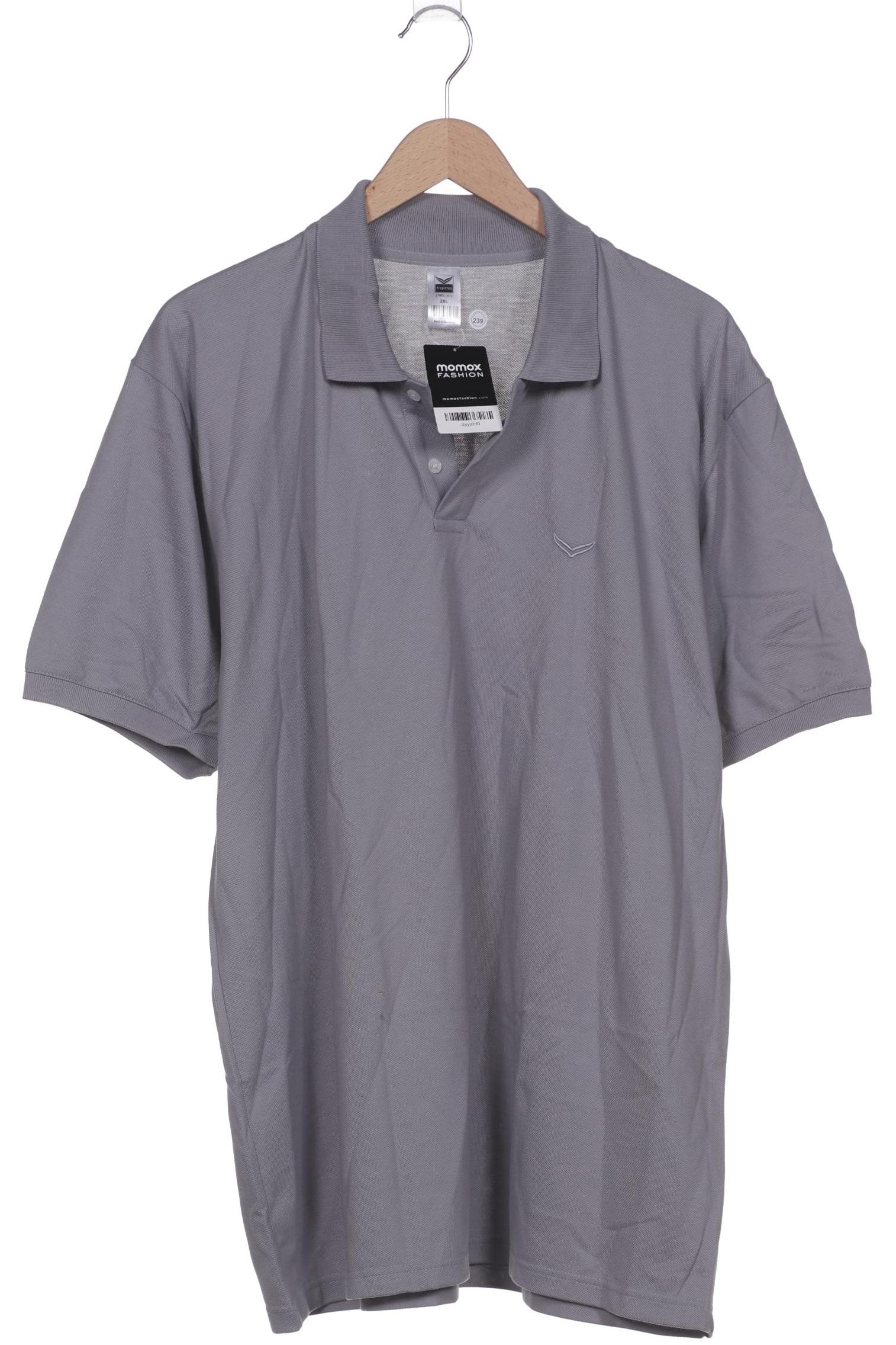 

Trigema Herren Poloshirt, grau, Gr. 56