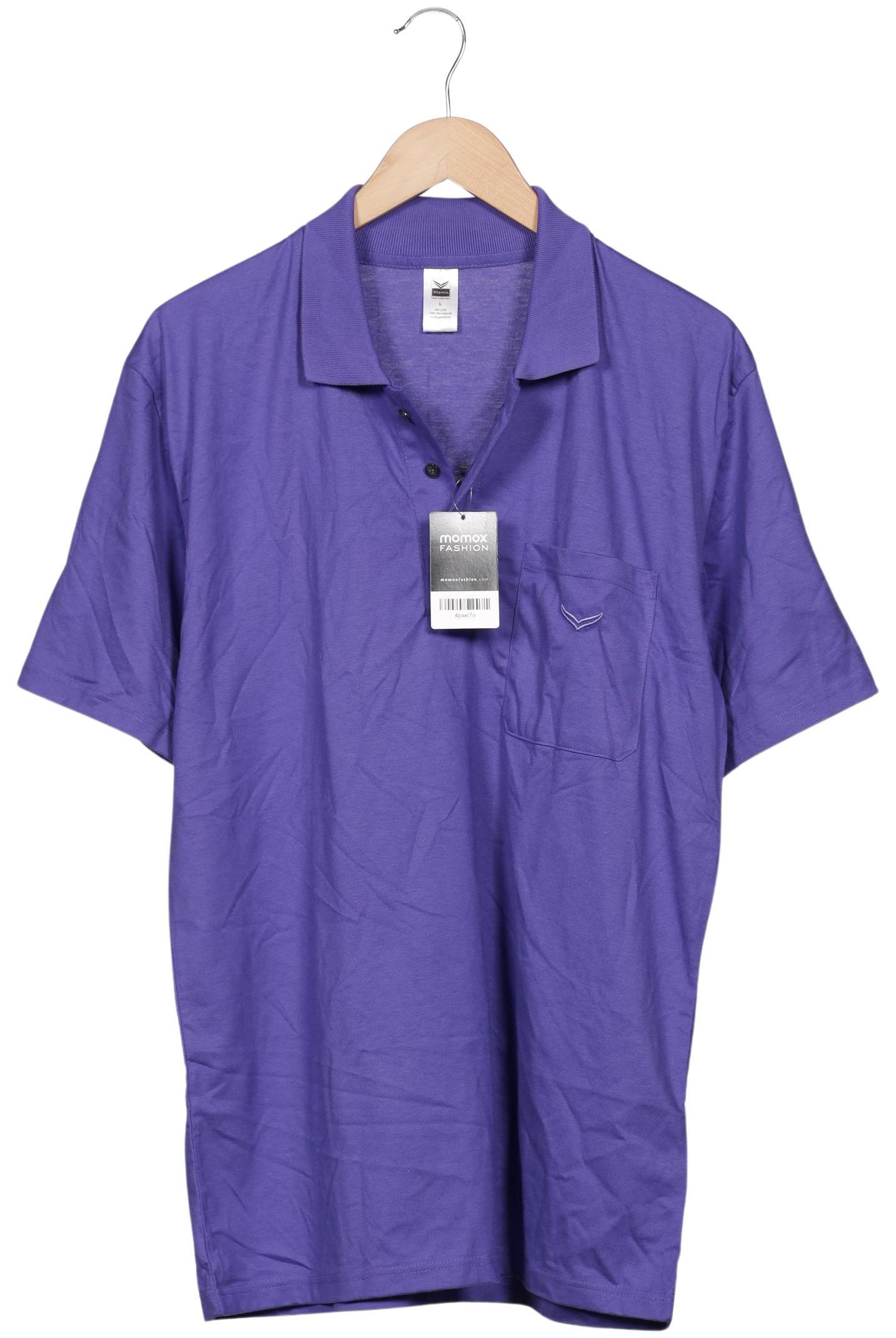 

Trigema Herren Poloshirt, flieder, Gr. 52