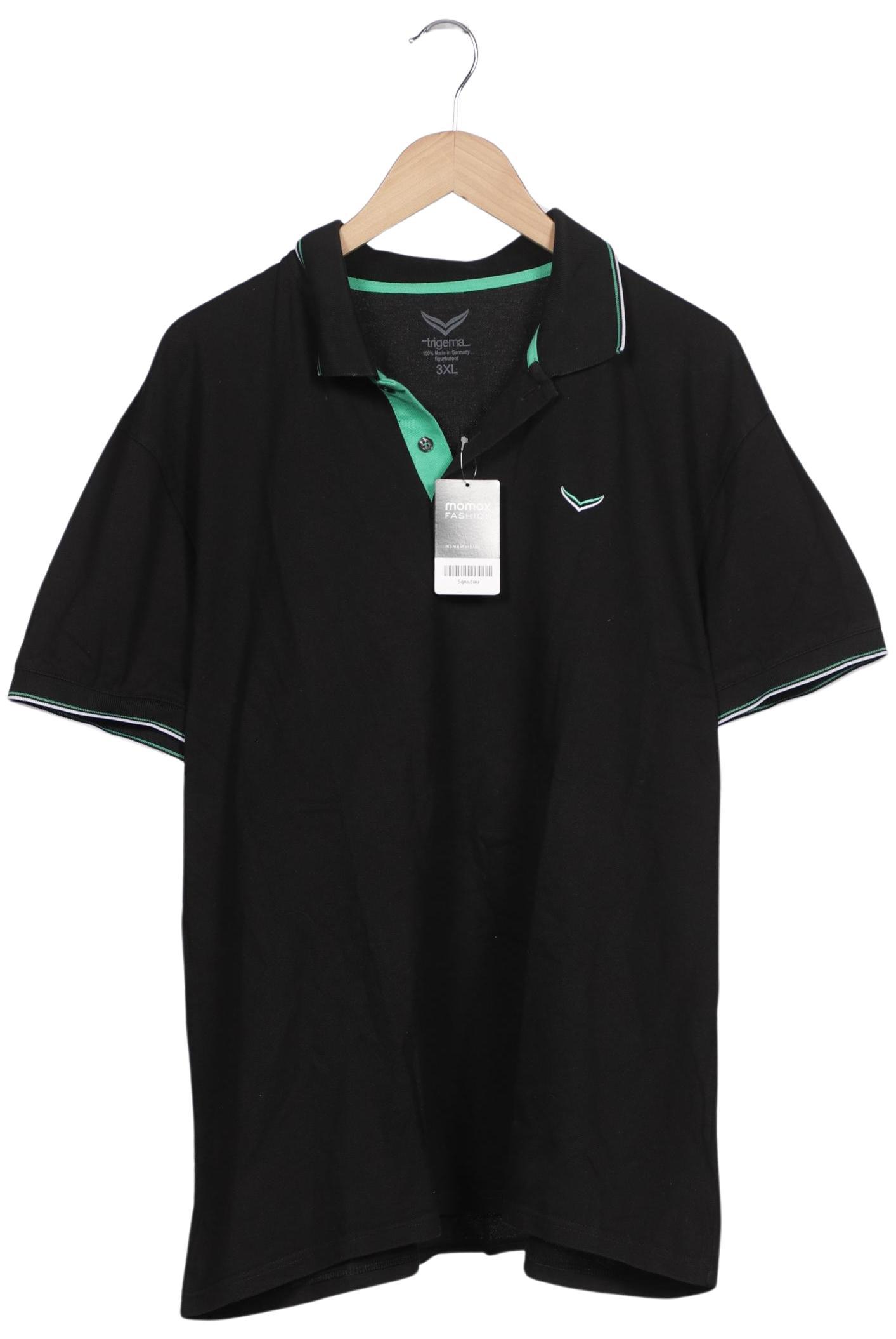 

Trigema Herren Poloshirt, schwarz, Gr. 58