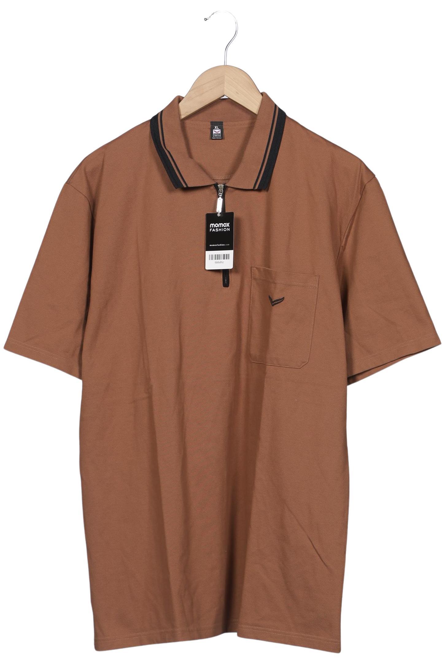 

Trigema Herren Poloshirt, braun, Gr. 54