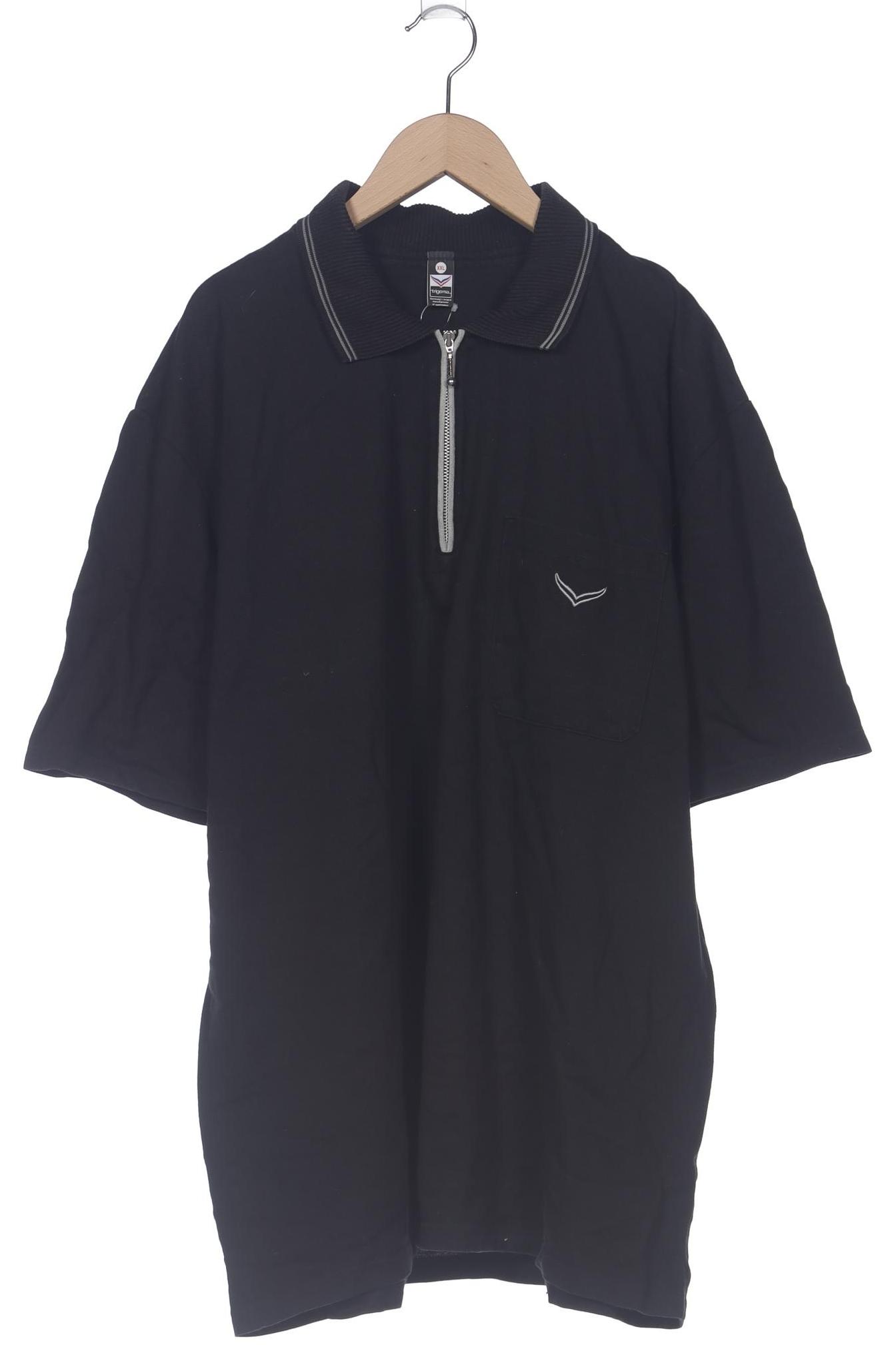 

Trigema Herren Poloshirt, schwarz, Gr. 56
