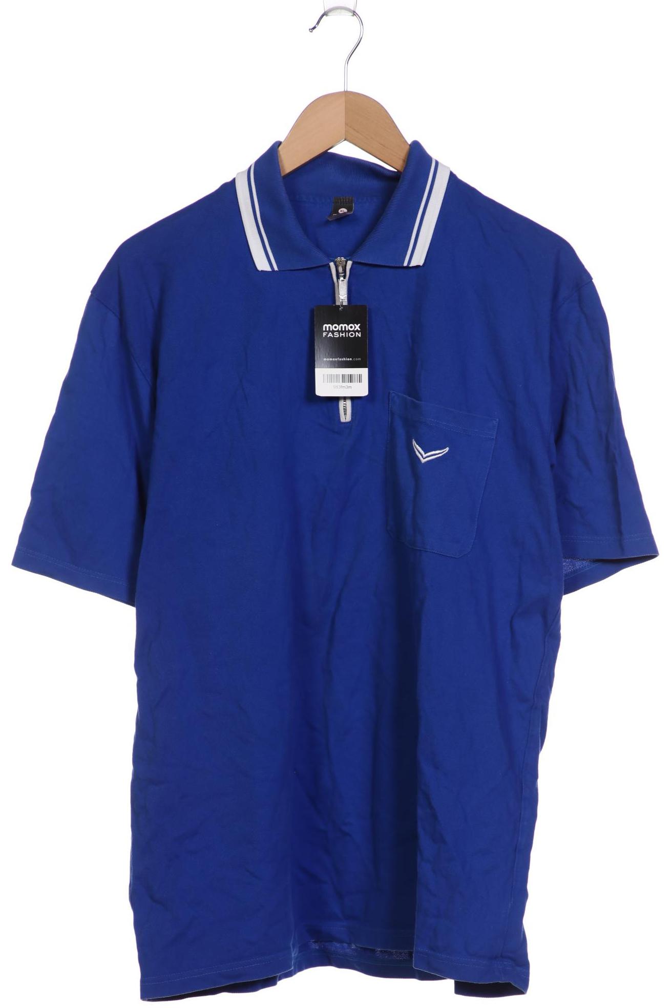 

Trigema Herren Poloshirt, blau, Gr. 54