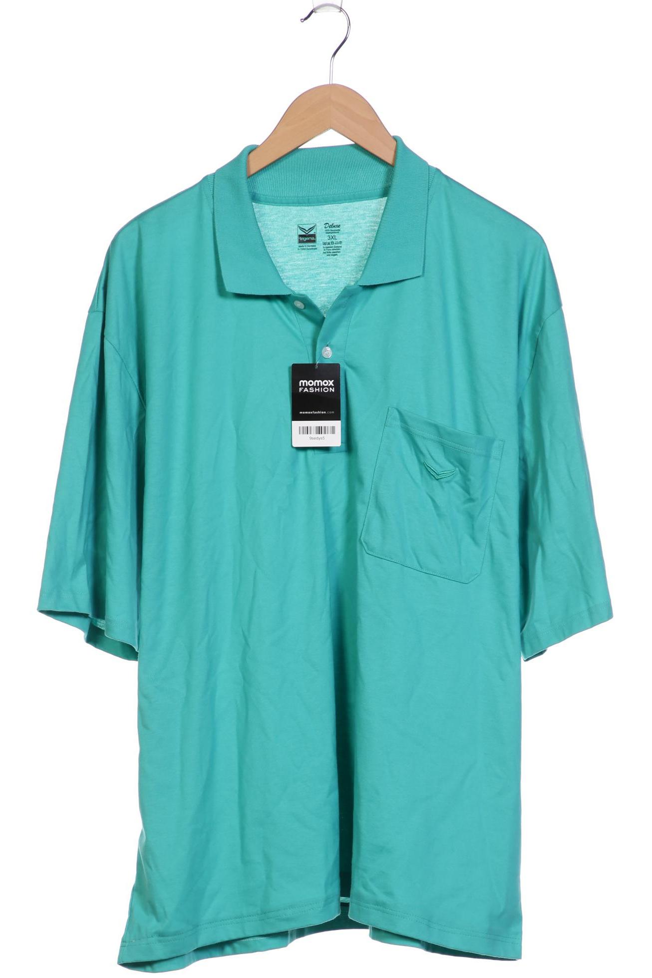 

Trigema Herren Poloshirt, türkis, Gr. 58
