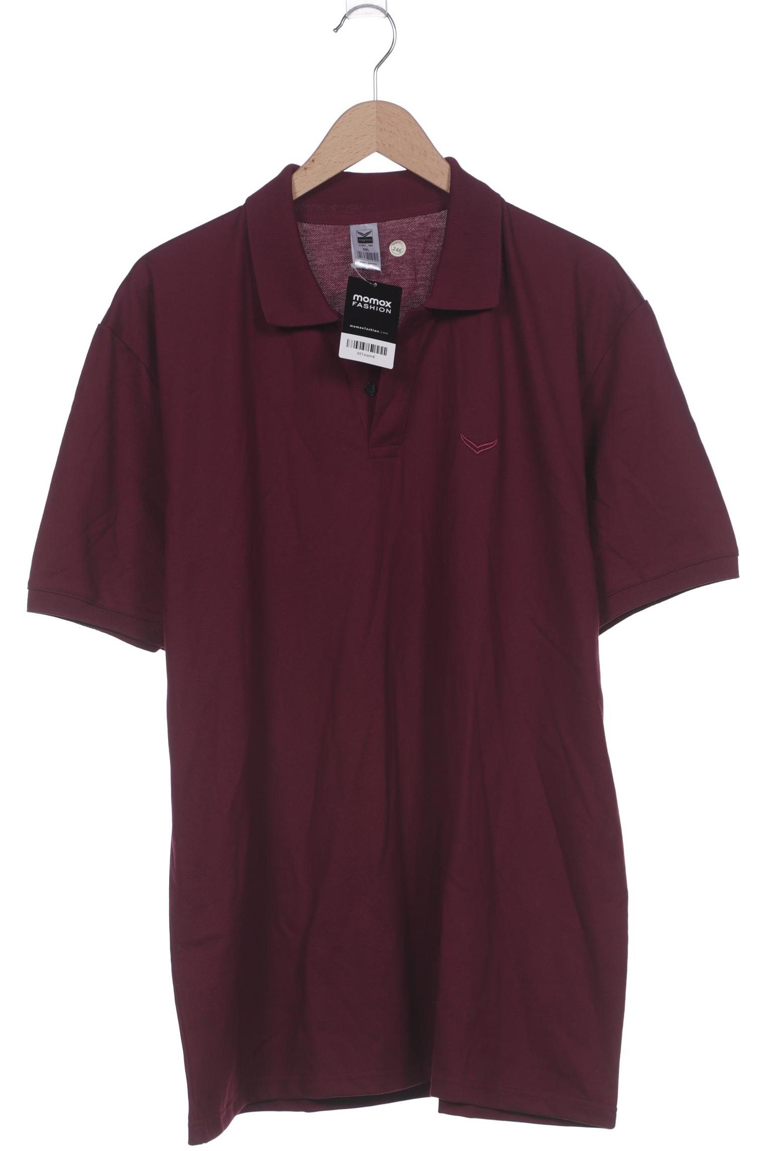 

Trigema Herren Poloshirt, bordeaux, Gr. 56