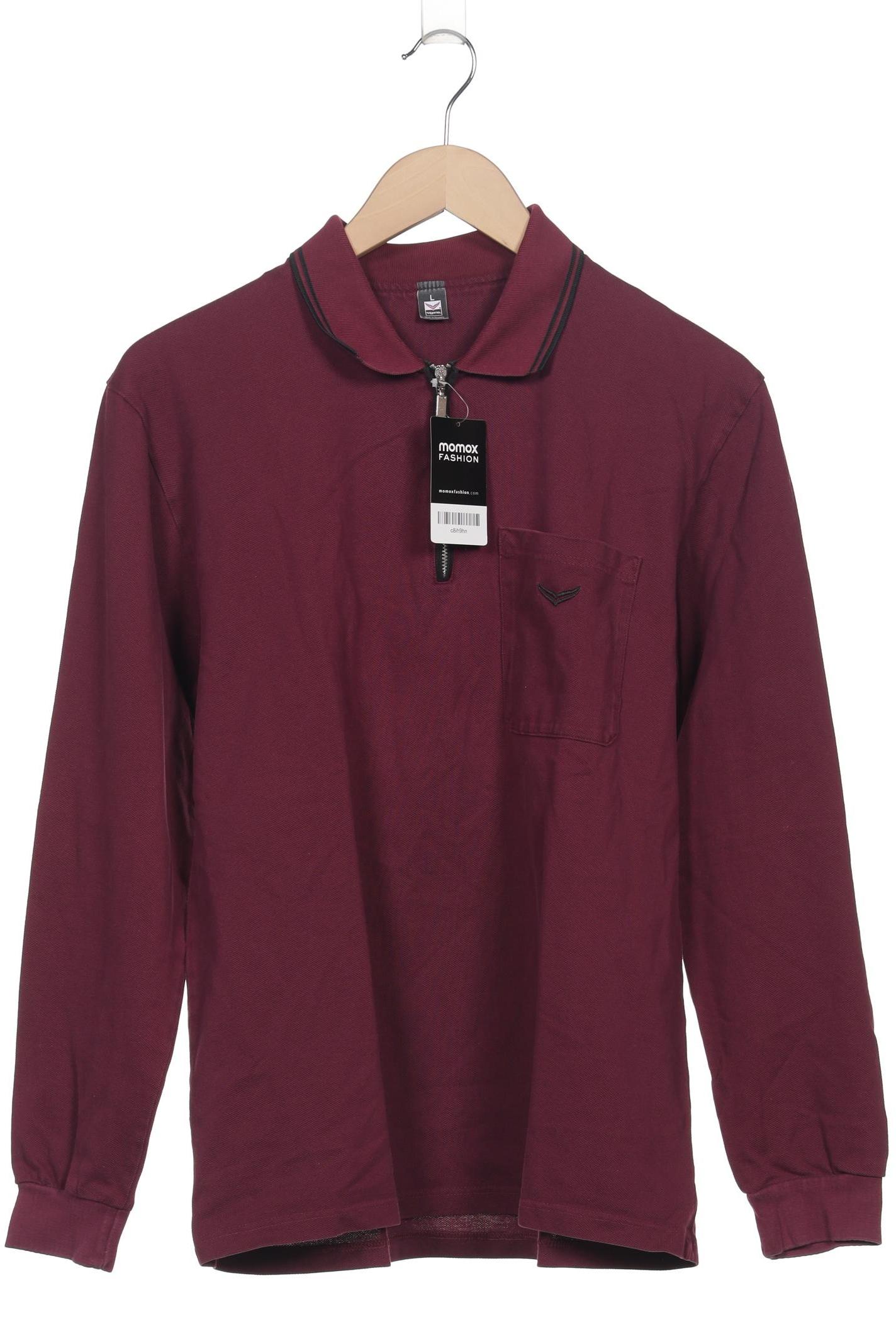 

Trigema Herren Poloshirt, bordeaux, Gr. 52