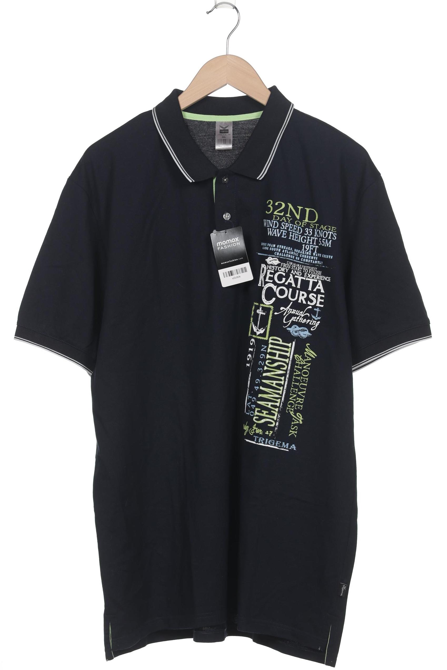 

Trigema Herren Poloshirt, marineblau, Gr. 56