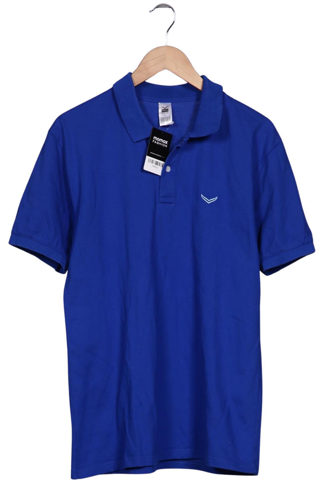 

Trigema Herren Poloshirt, blau, Gr. 52