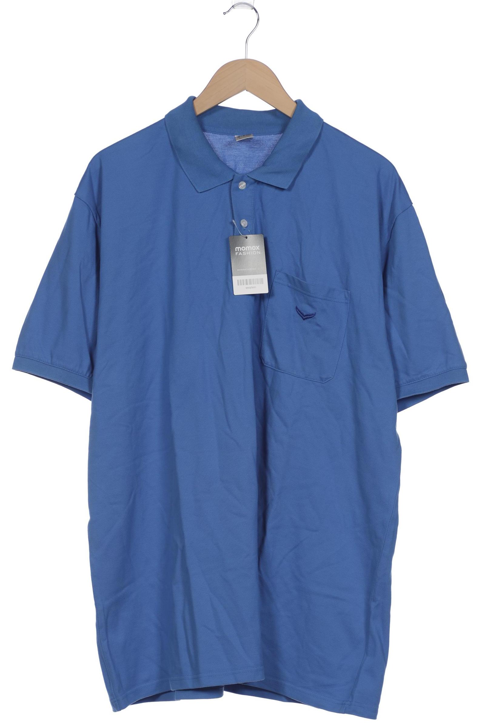 

Trigema Herren Poloshirt, blau, Gr. 58