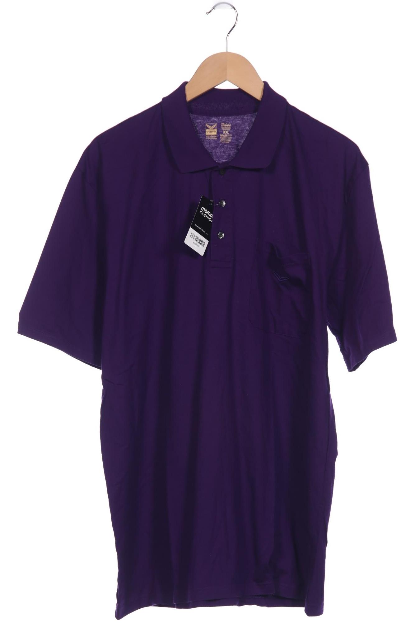 

Trigema Herren Poloshirt, flieder, Gr. 56