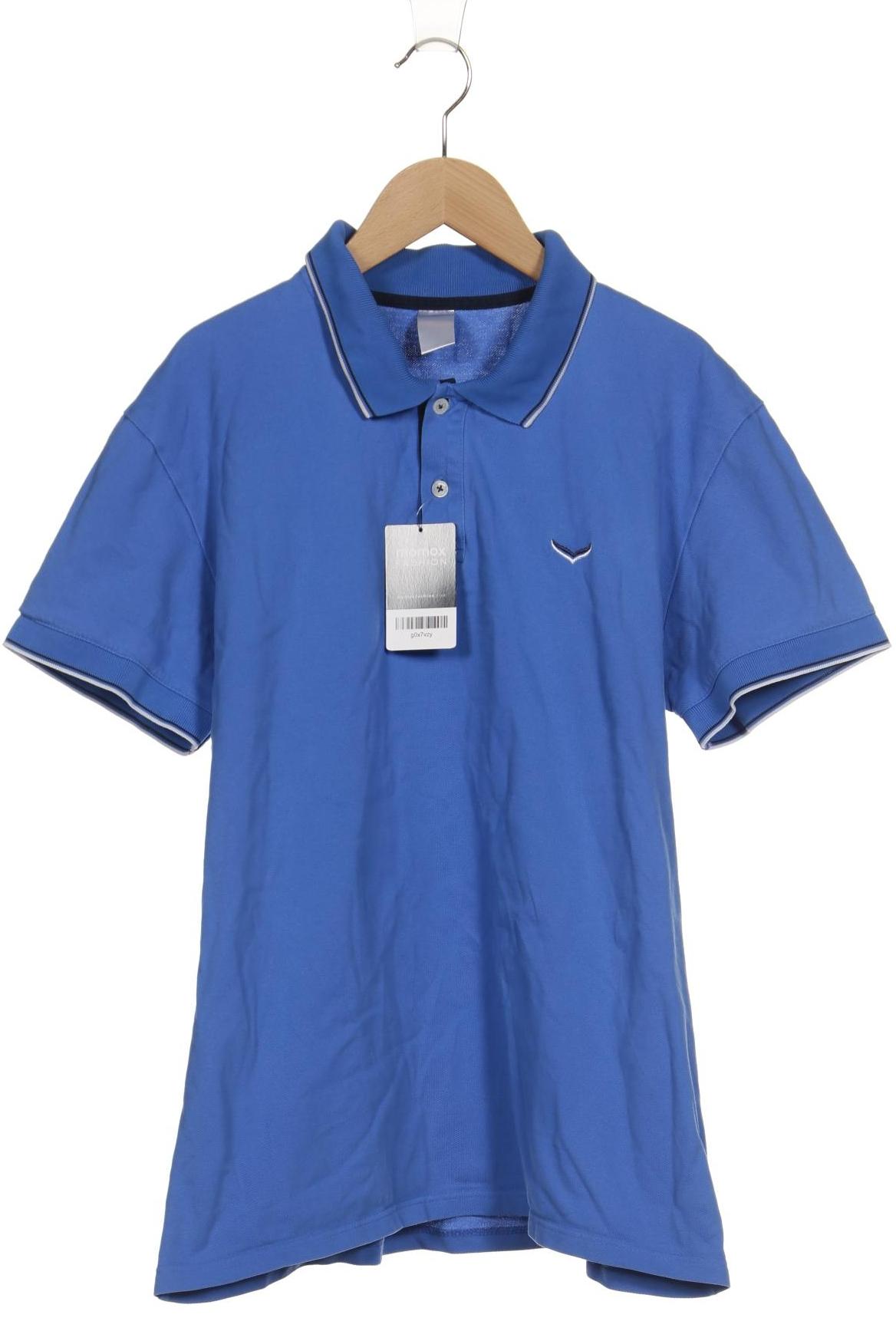 

Trigema Herren Poloshirt, blau, Gr. 52