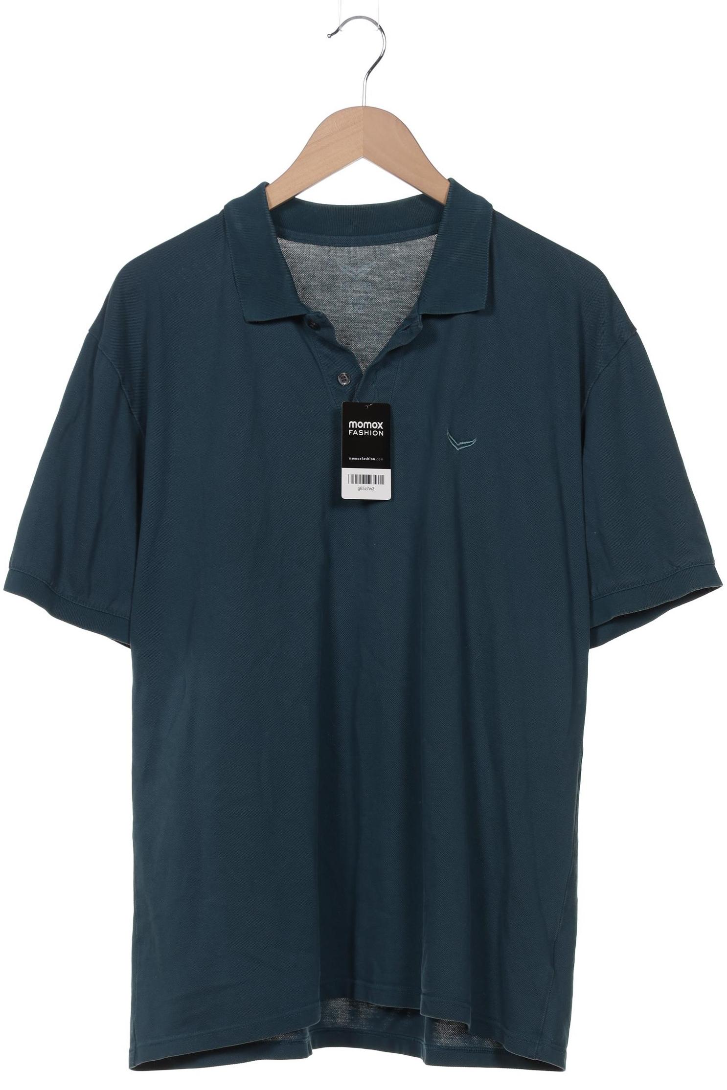 

Trigema Herren Poloshirt, türkis, Gr. 56