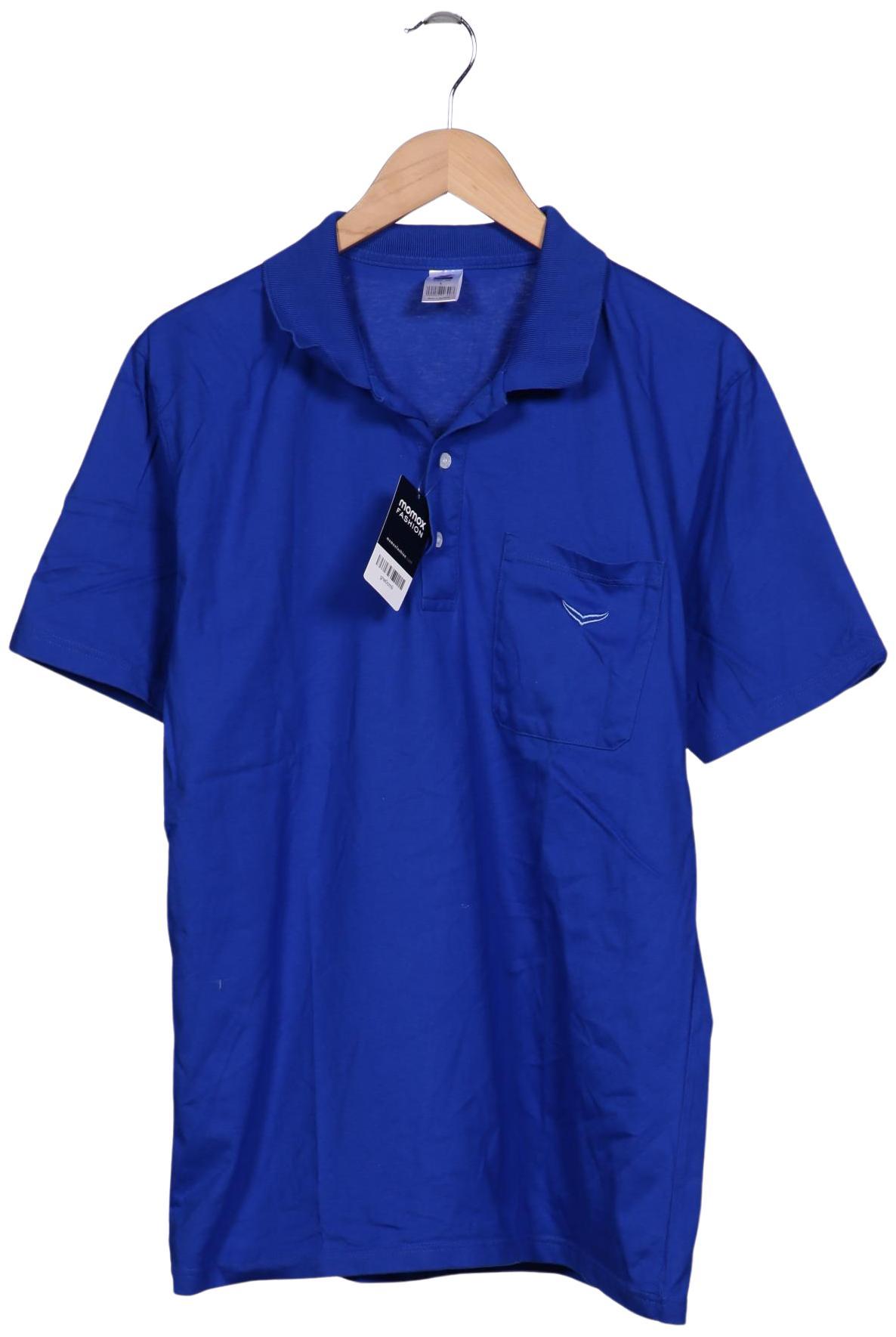 

Trigema Herren Poloshirt, blau, Gr. 52