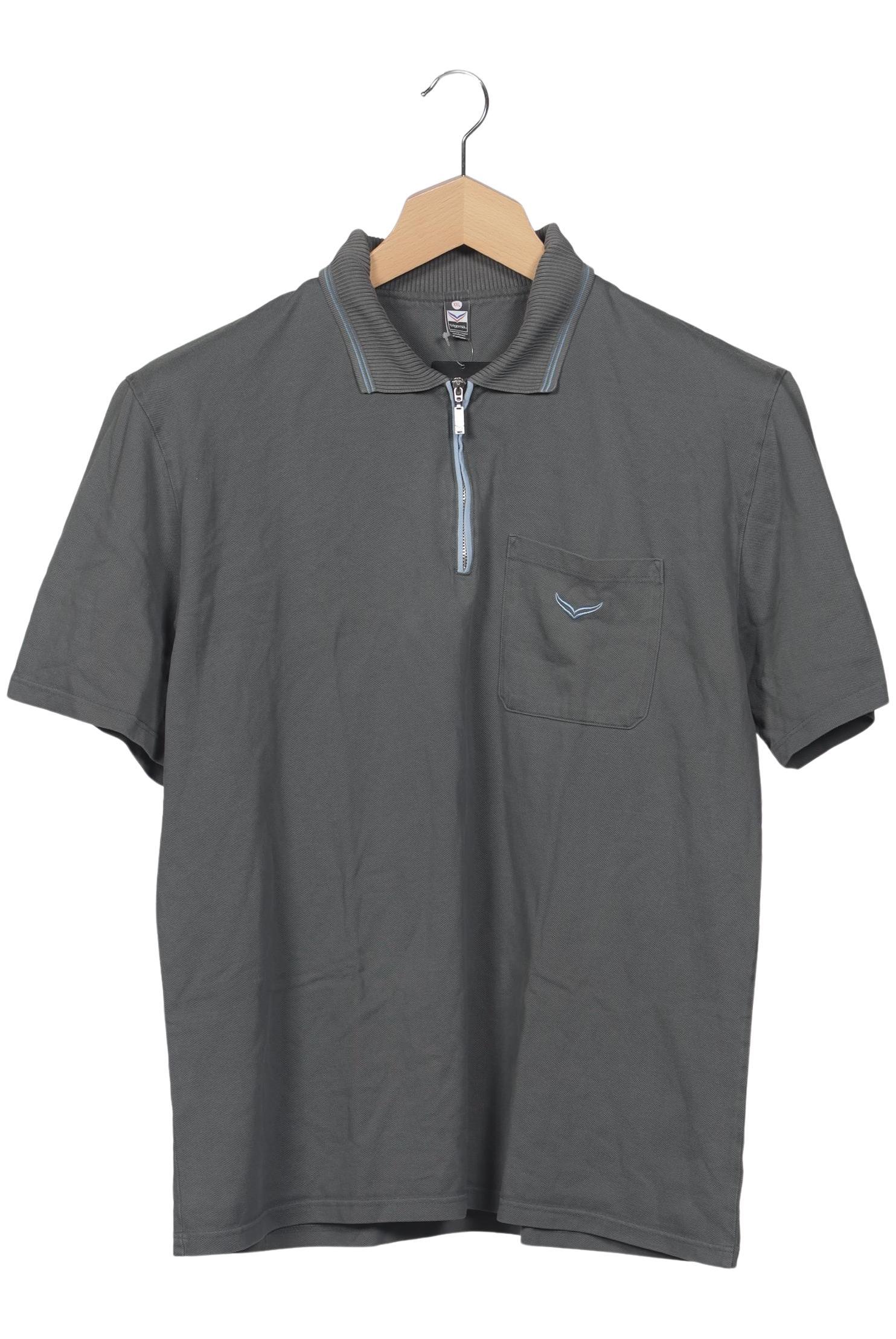 Thumbnail - Trigema Herren Poloshirt, grau, Gr. 56
