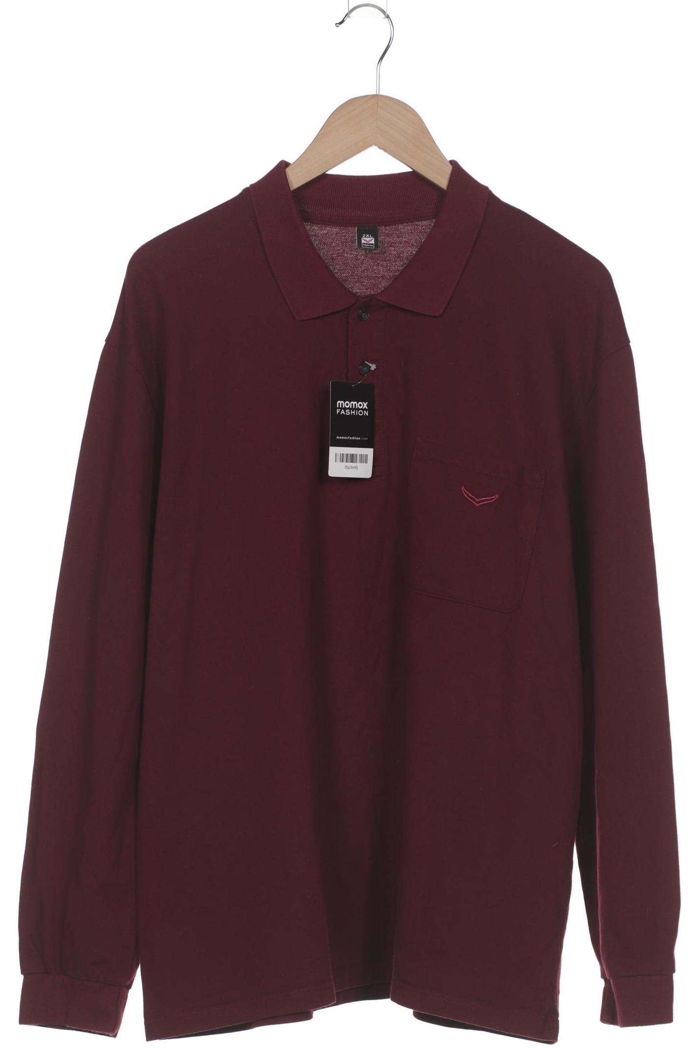 

Trigema Herren Poloshirt, bordeaux, Gr. 56