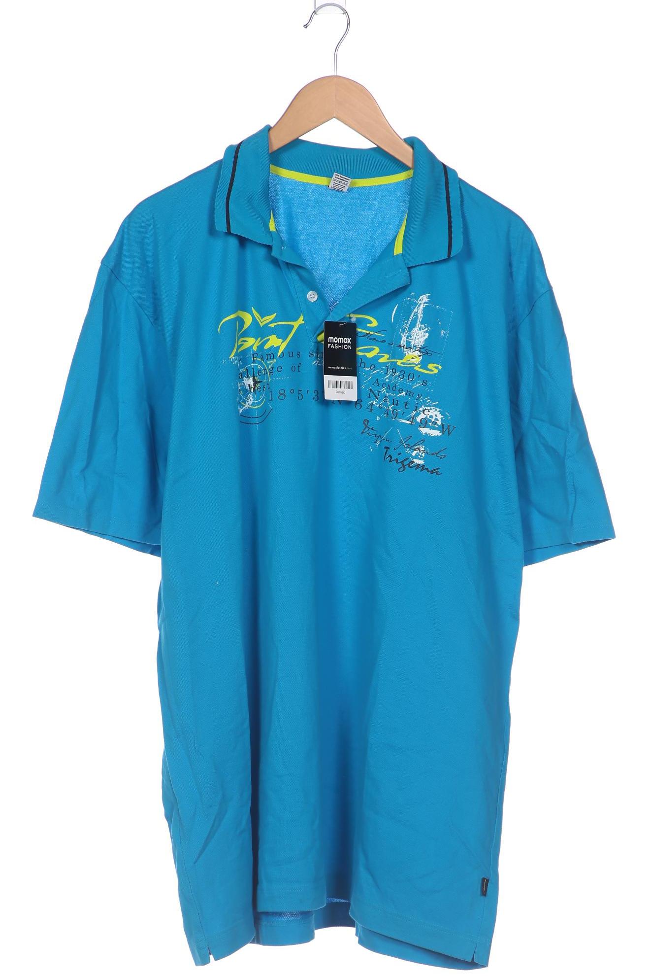 

Trigema Herren Poloshirt, blau, Gr. 58
