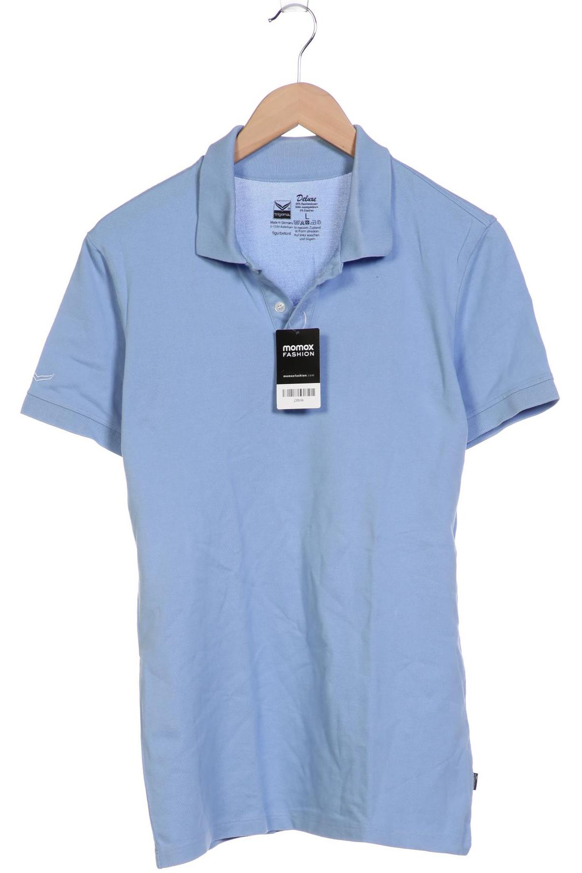 

Trigema Herren Poloshirt, blau, Gr. 52