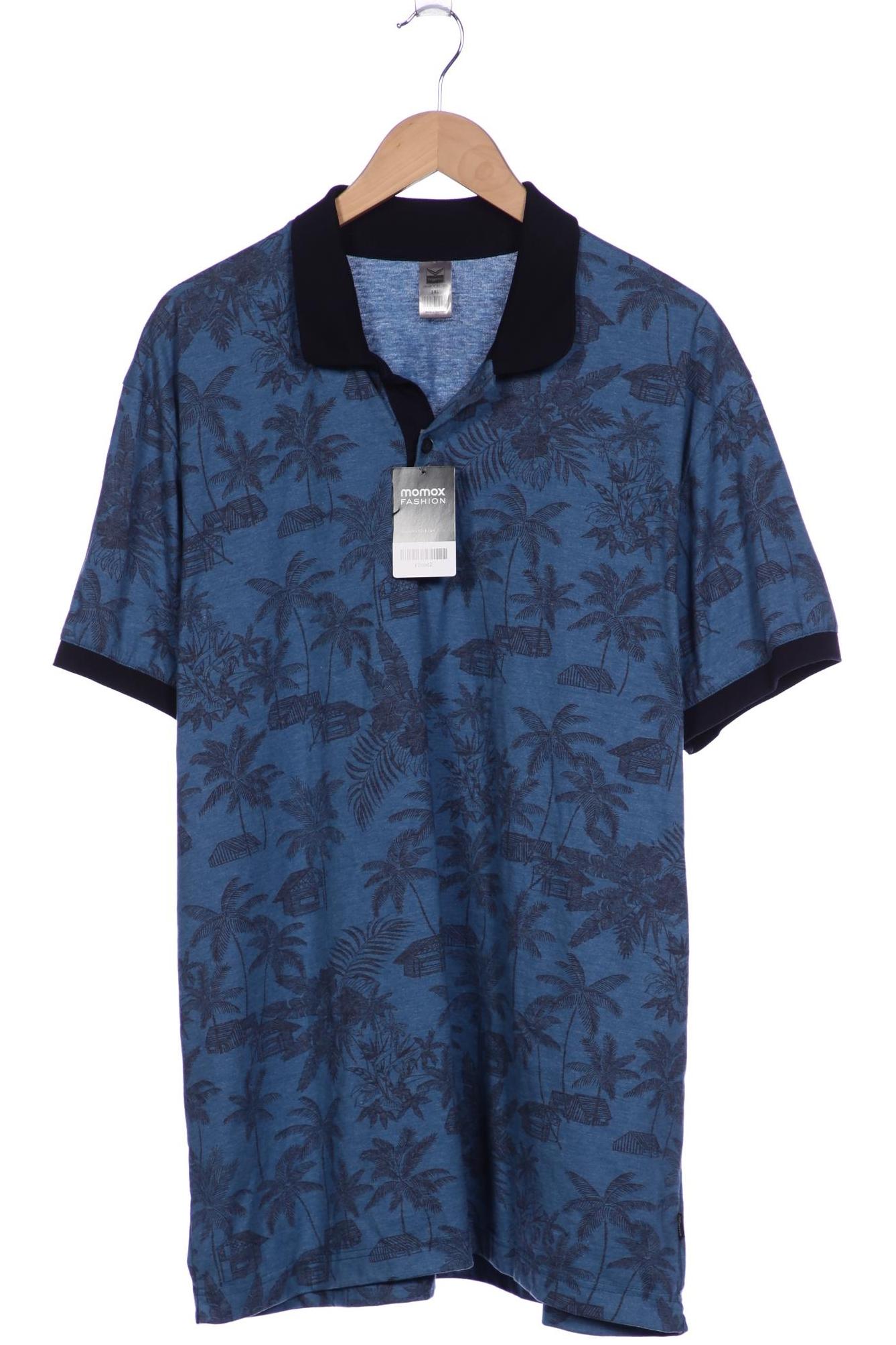 

Trigema Herren Poloshirt, blau, Gr. 58