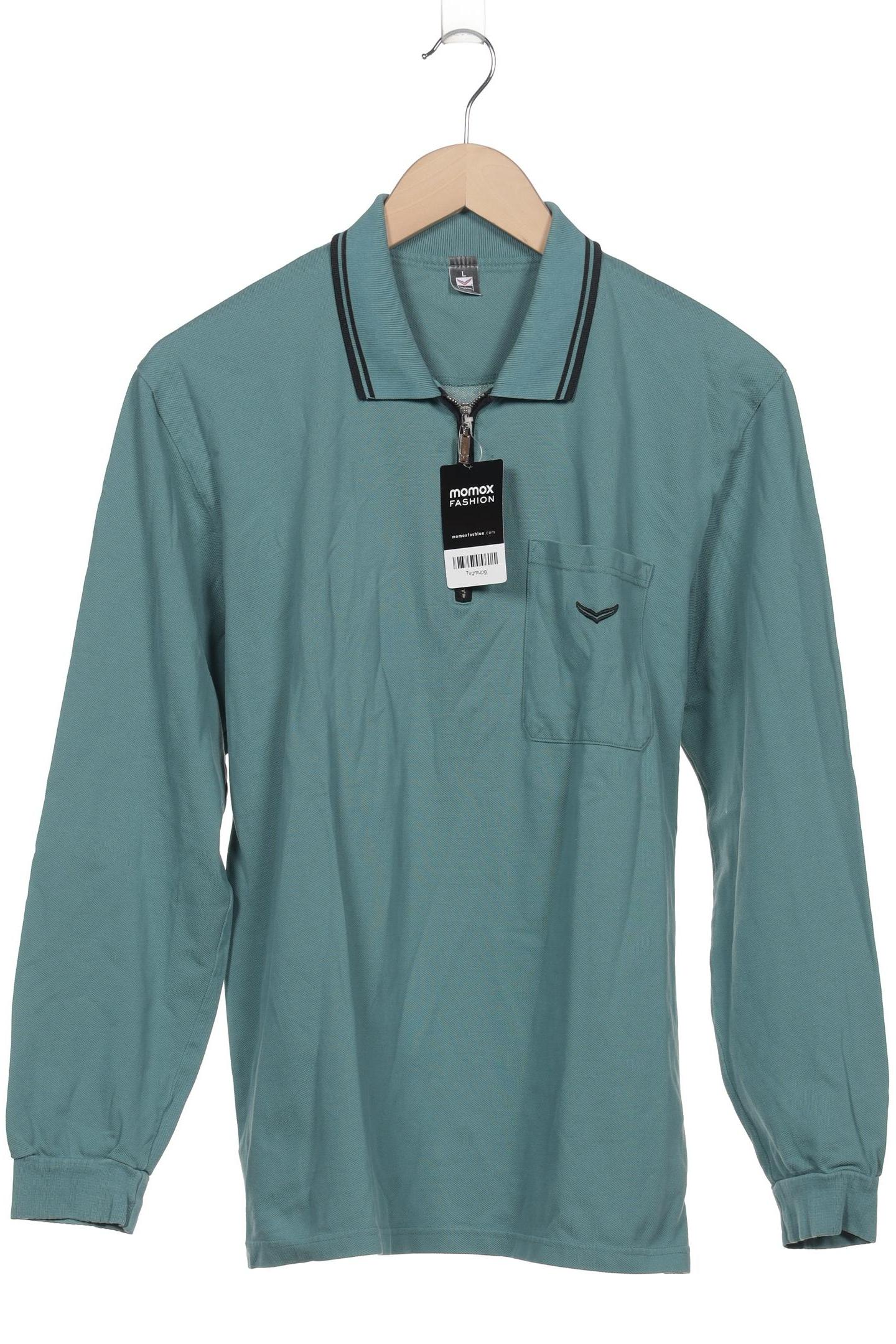 

Trigema Herren Poloshirt, türkis, Gr. 52