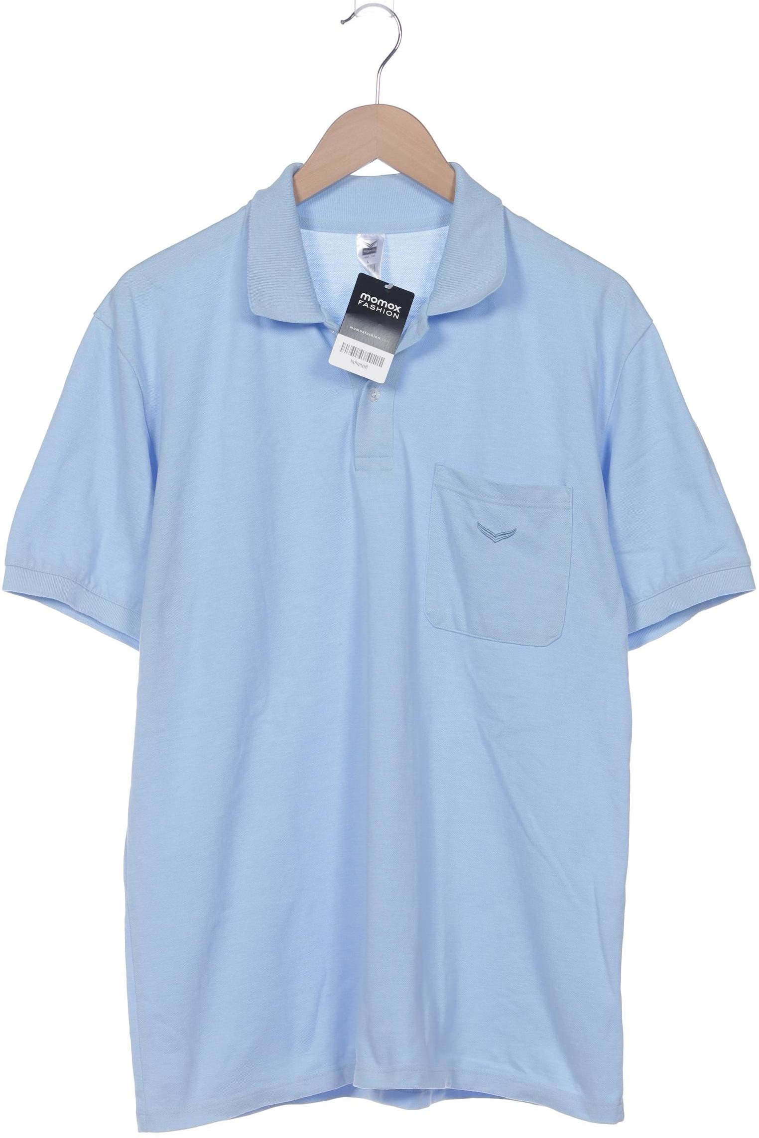 

Trigema Herren Poloshirt, hellblau, Gr. 52