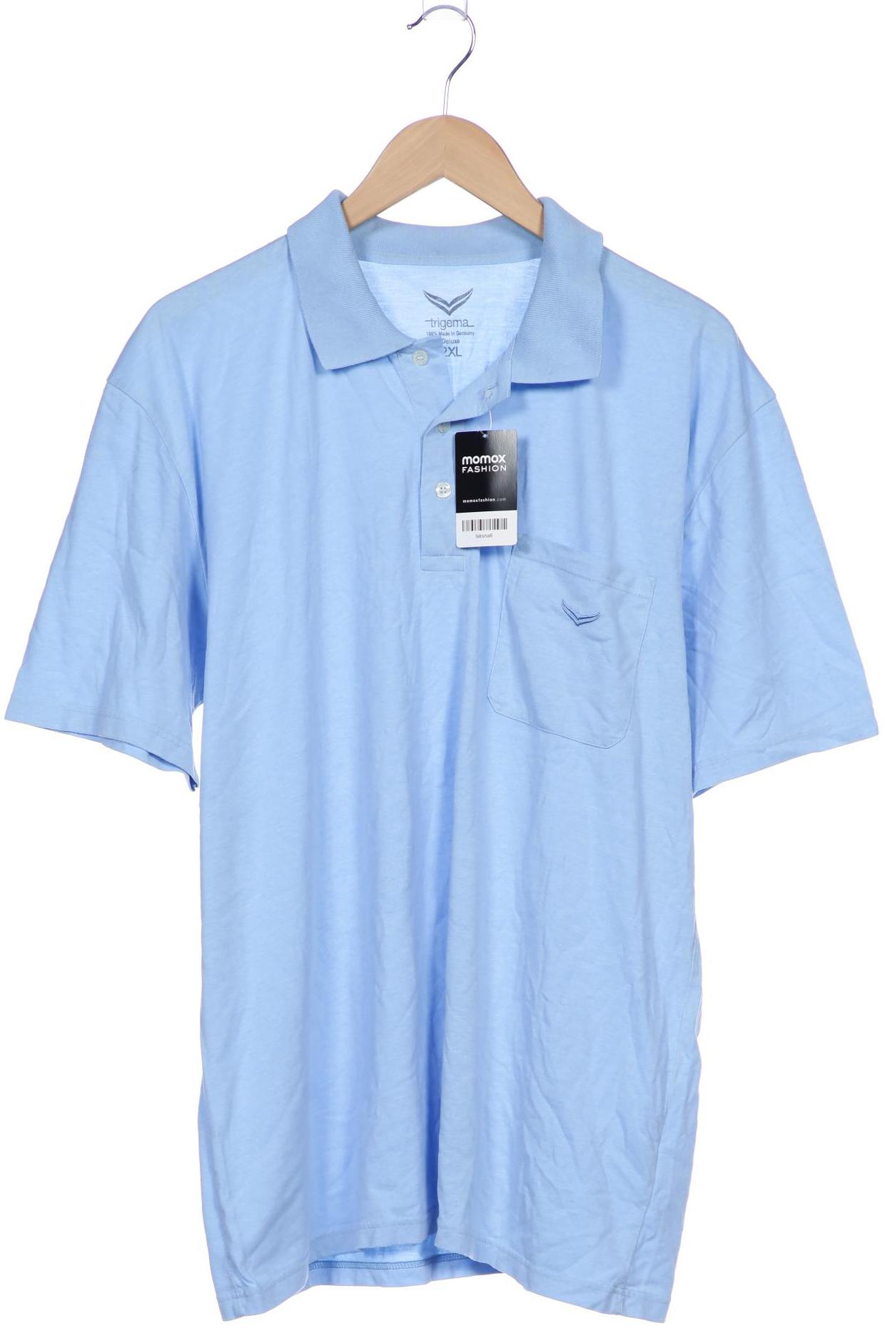 

Trigema Herren Poloshirt, blau, Gr. 56