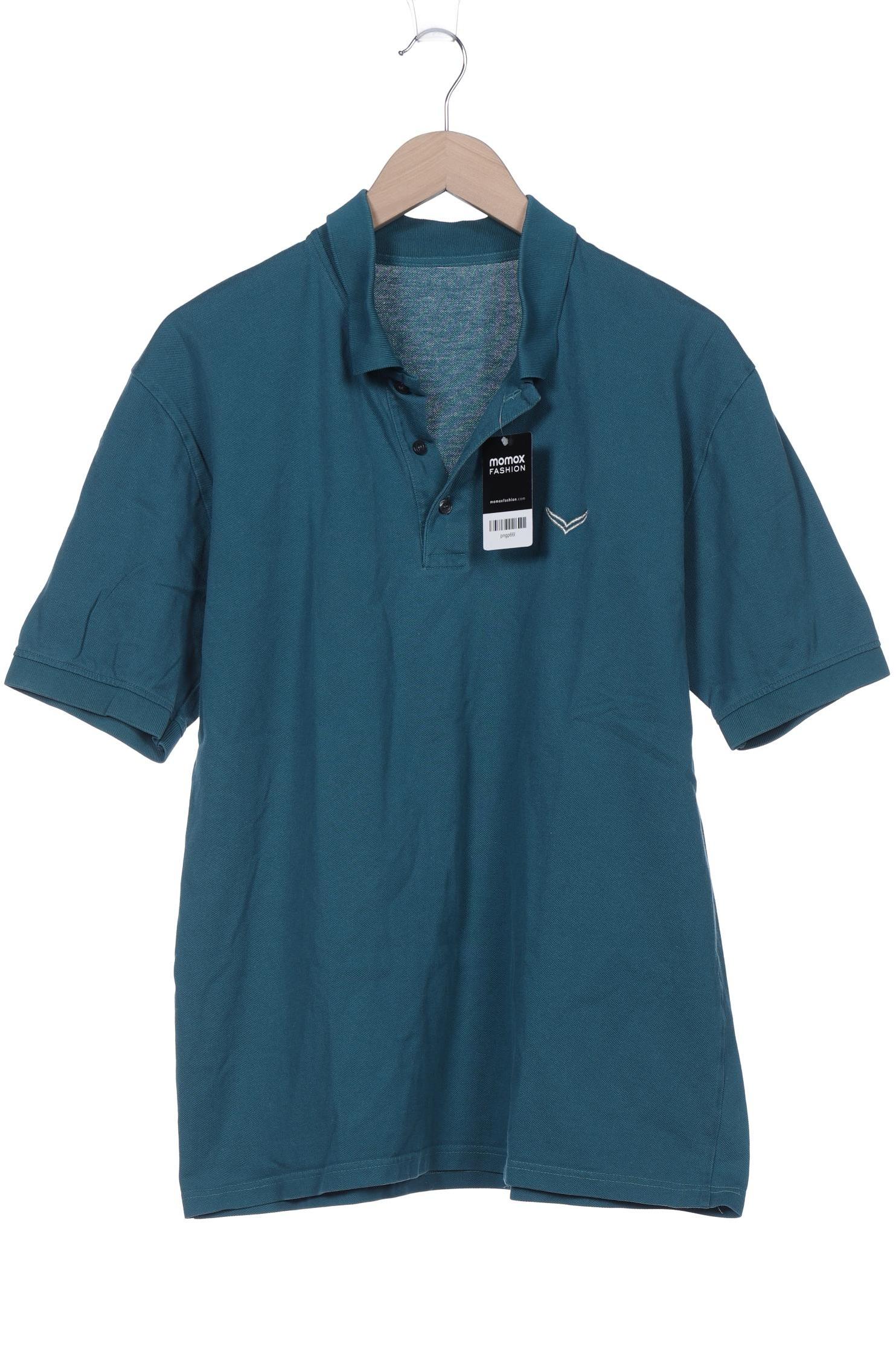 

Trigema Herren Poloshirt, türkis, Gr. 58