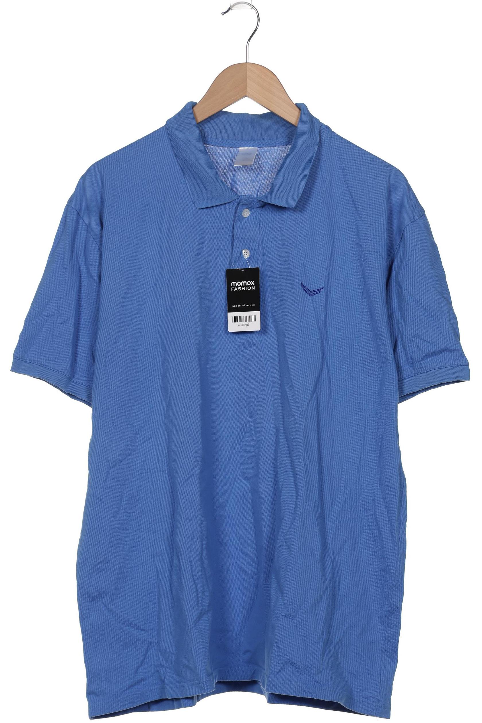 

Trigema Herren Poloshirt, blau, Gr. 56