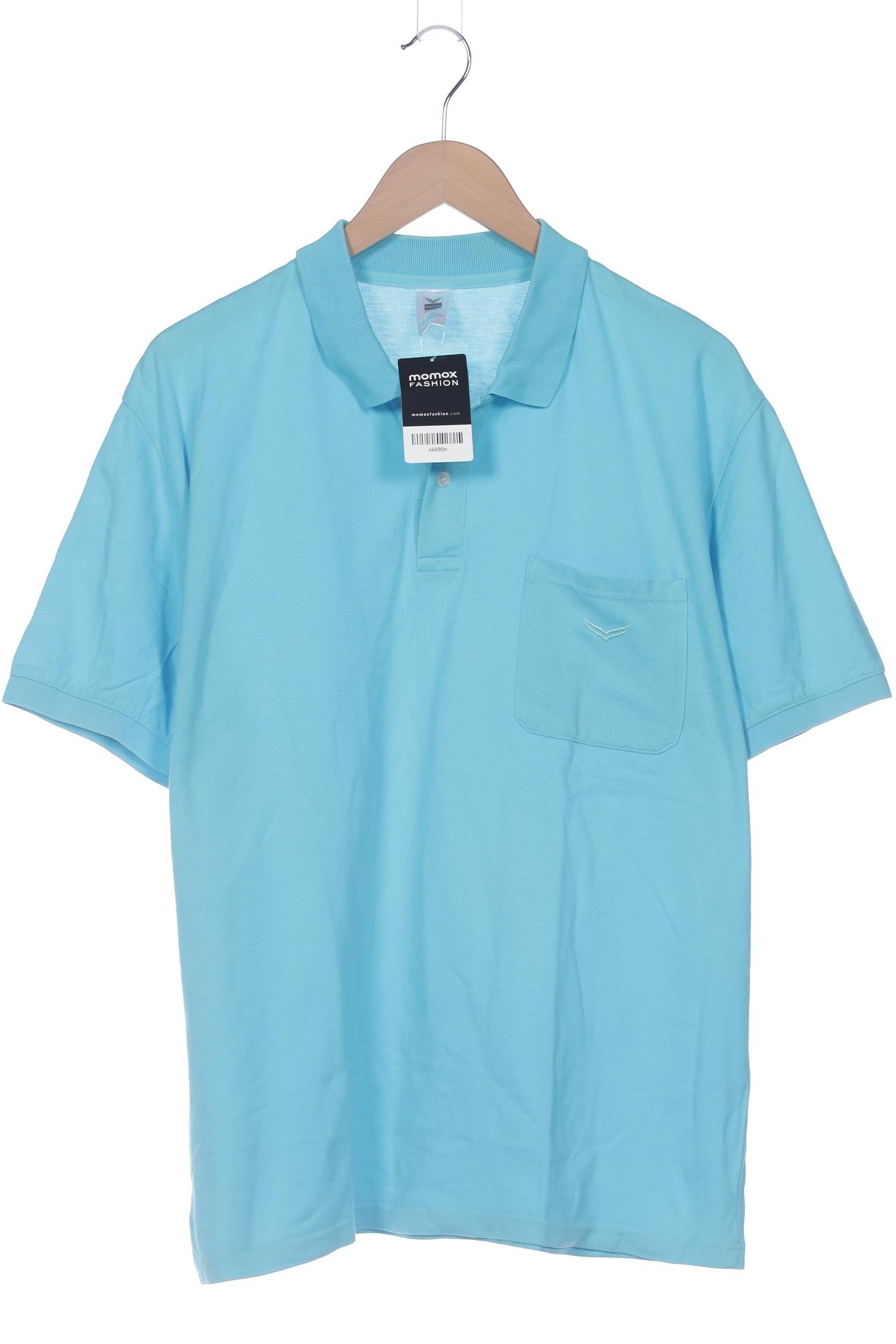 

Trigema Herren Poloshirt, blau, Gr. 54