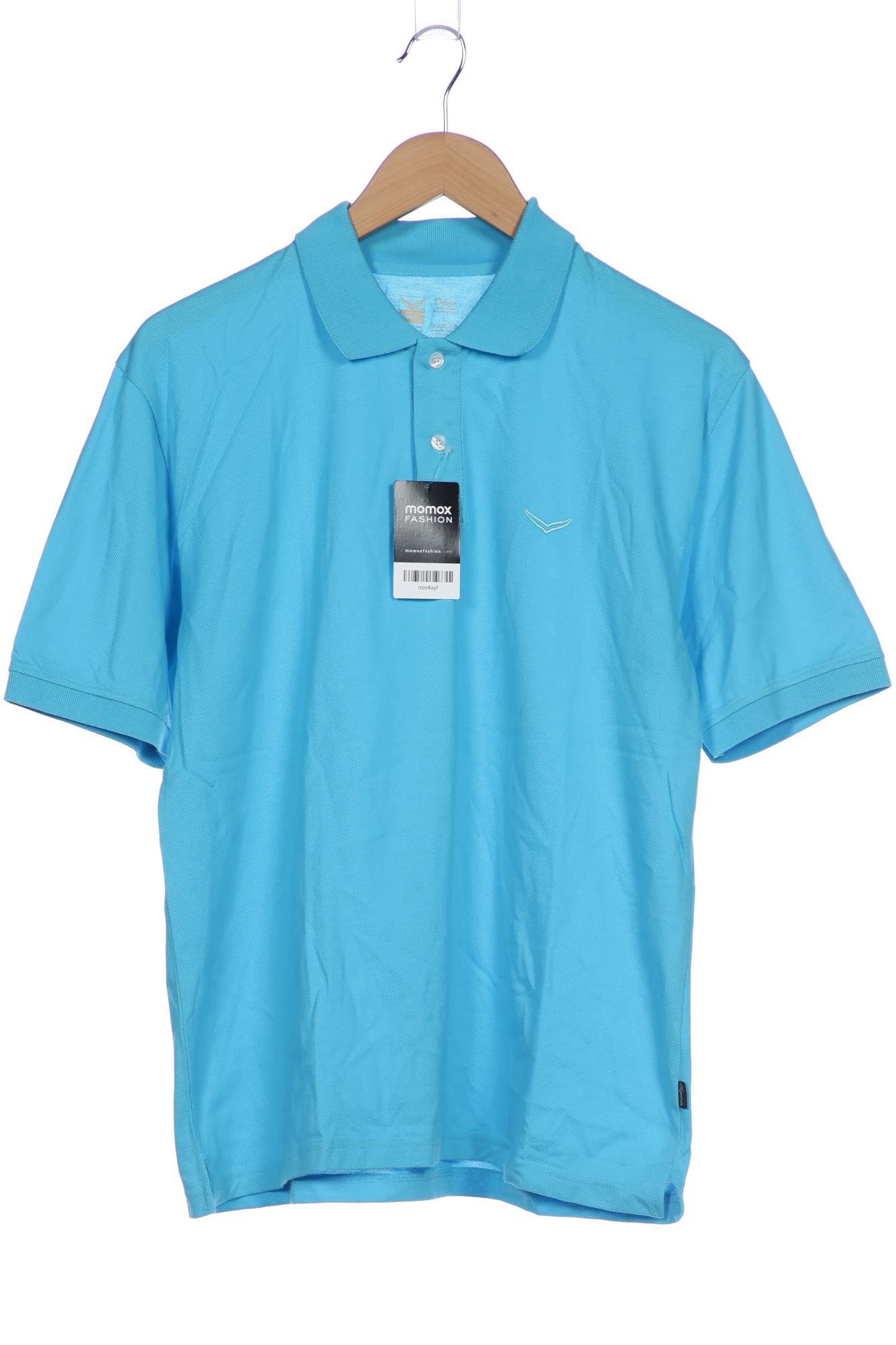 

Trigema Herren Poloshirt, blau, Gr. 52