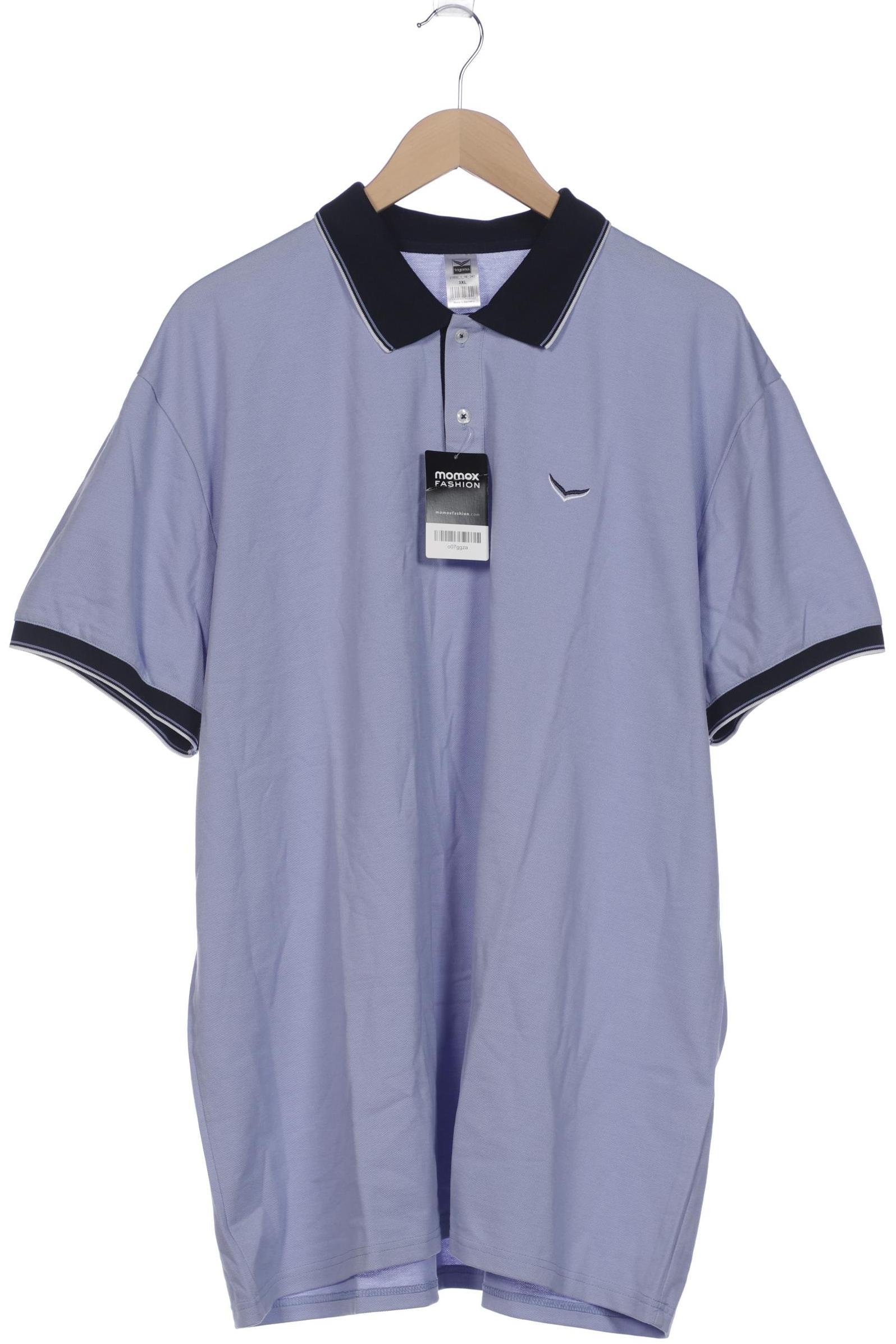 

Trigema Herren Poloshirt, blau, Gr. 58