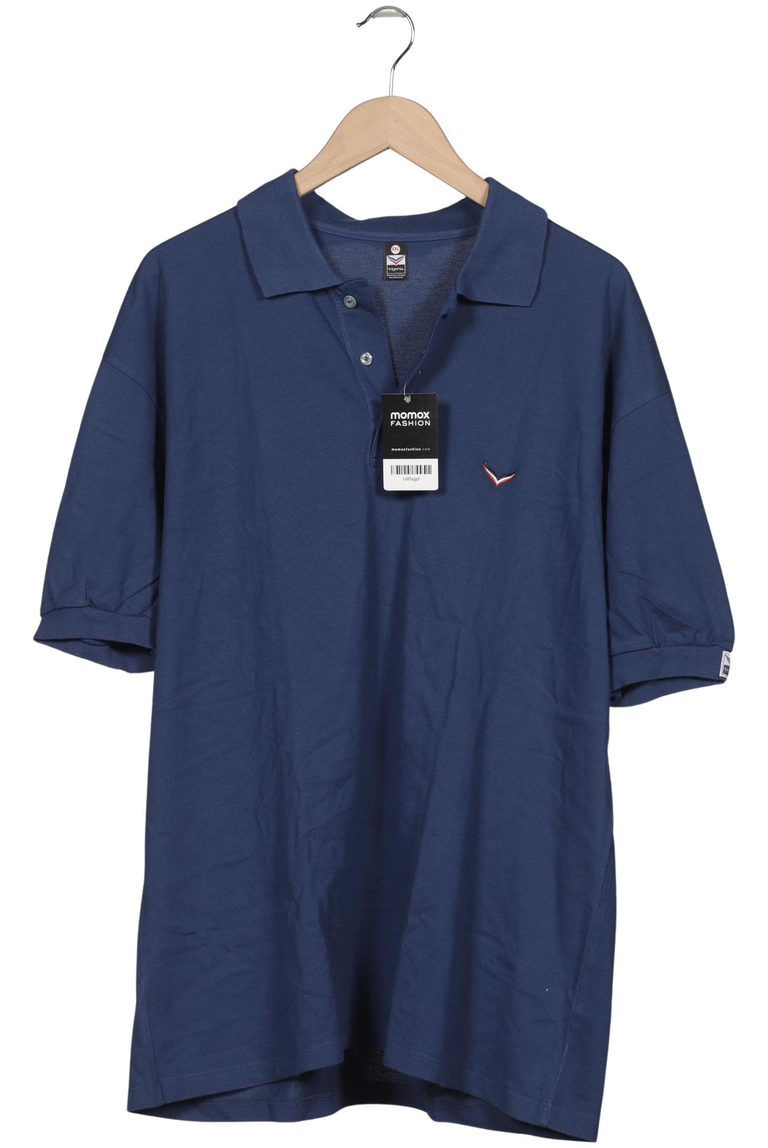 

Trigema Herren Poloshirt, blau, Gr. 56