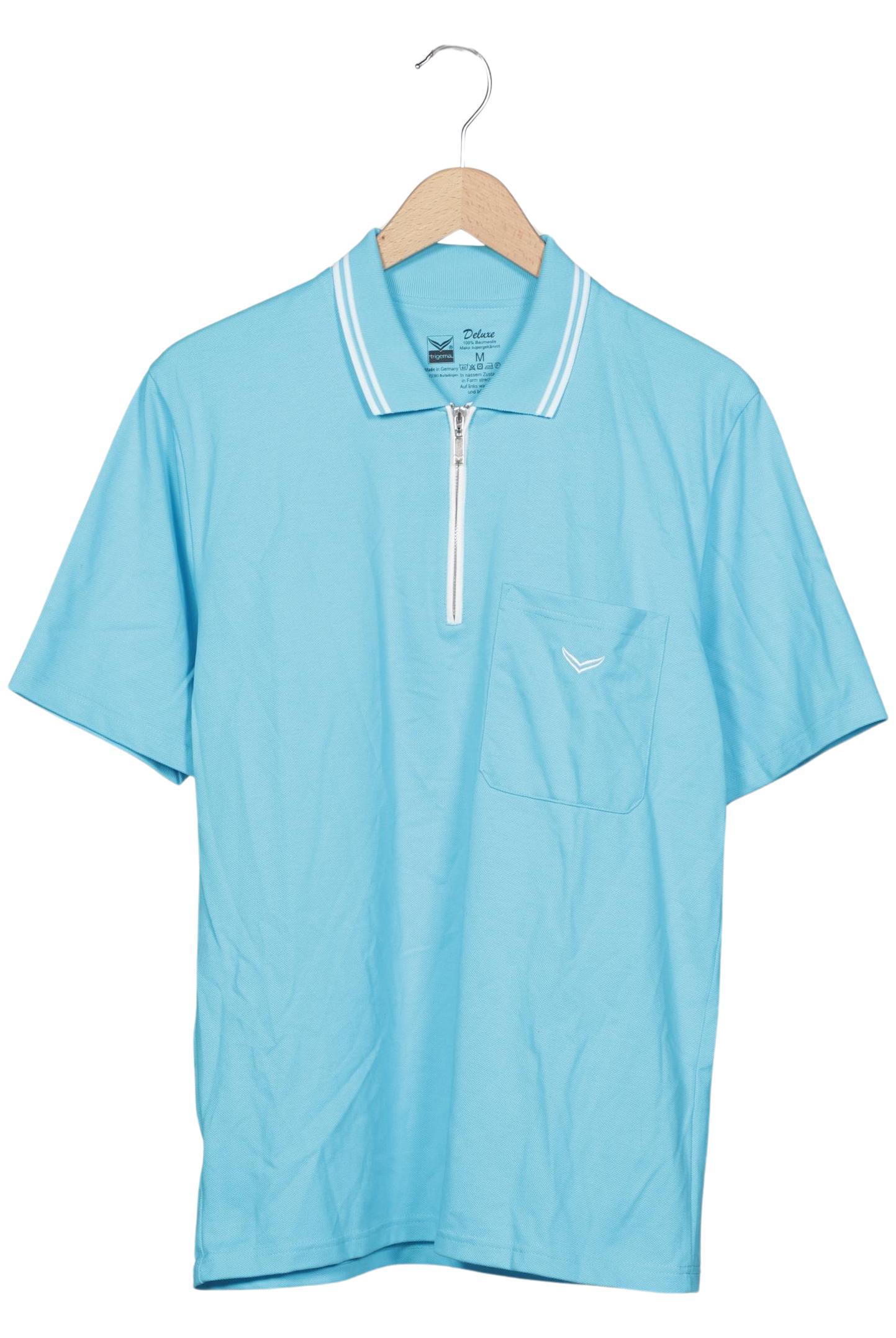 Thumbnail - Trigema Herren Poloshirt, hellblau, Gr. 48