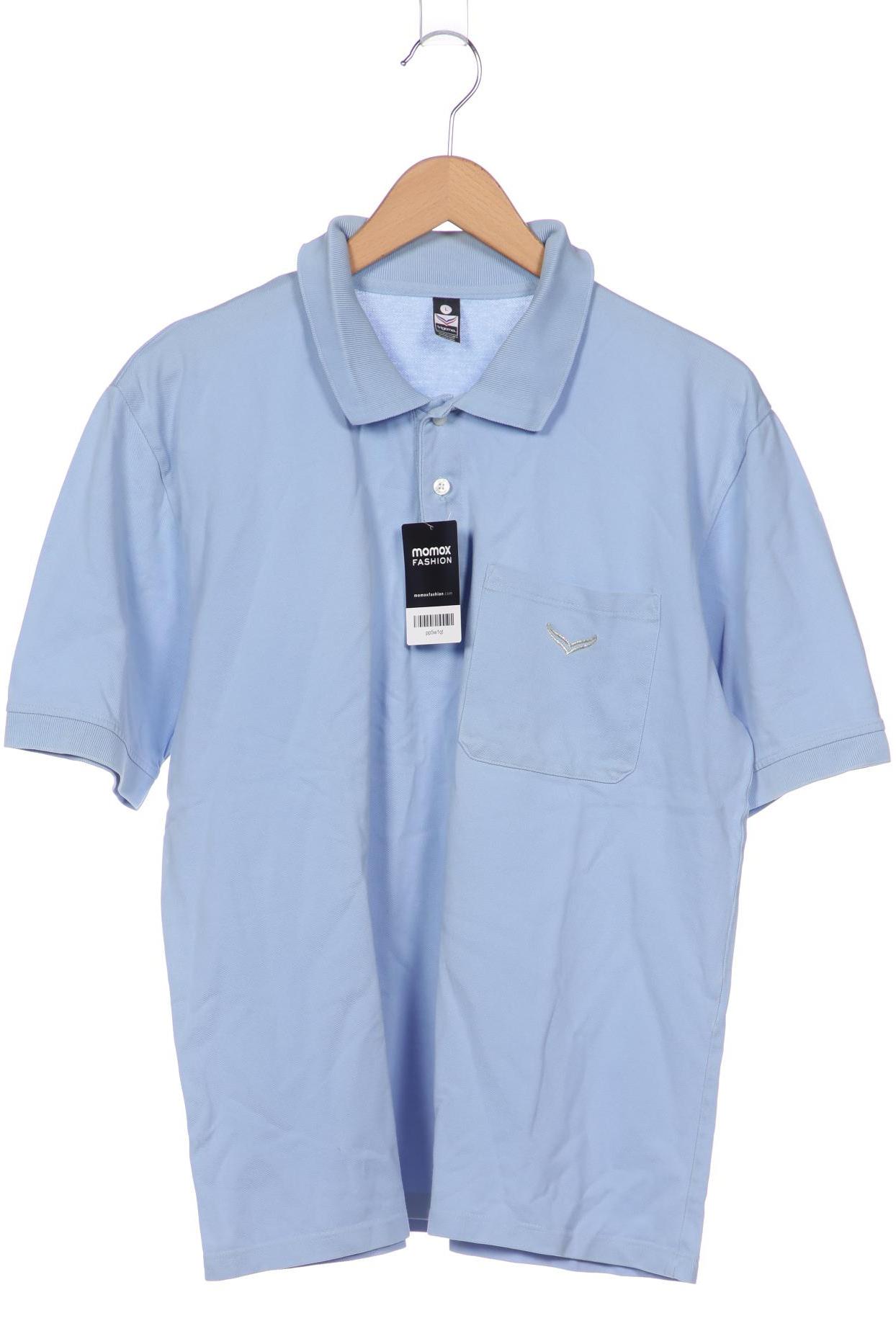 

Trigema Herren Poloshirt, hellblau, Gr. 52