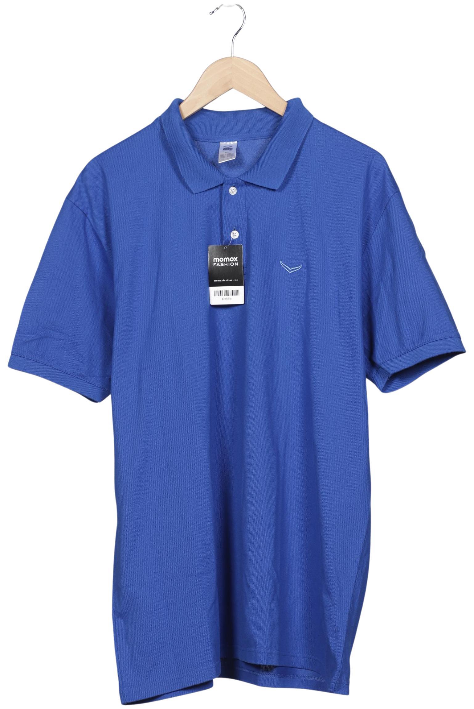 

Trigema Herren Poloshirt, blau, Gr. 56