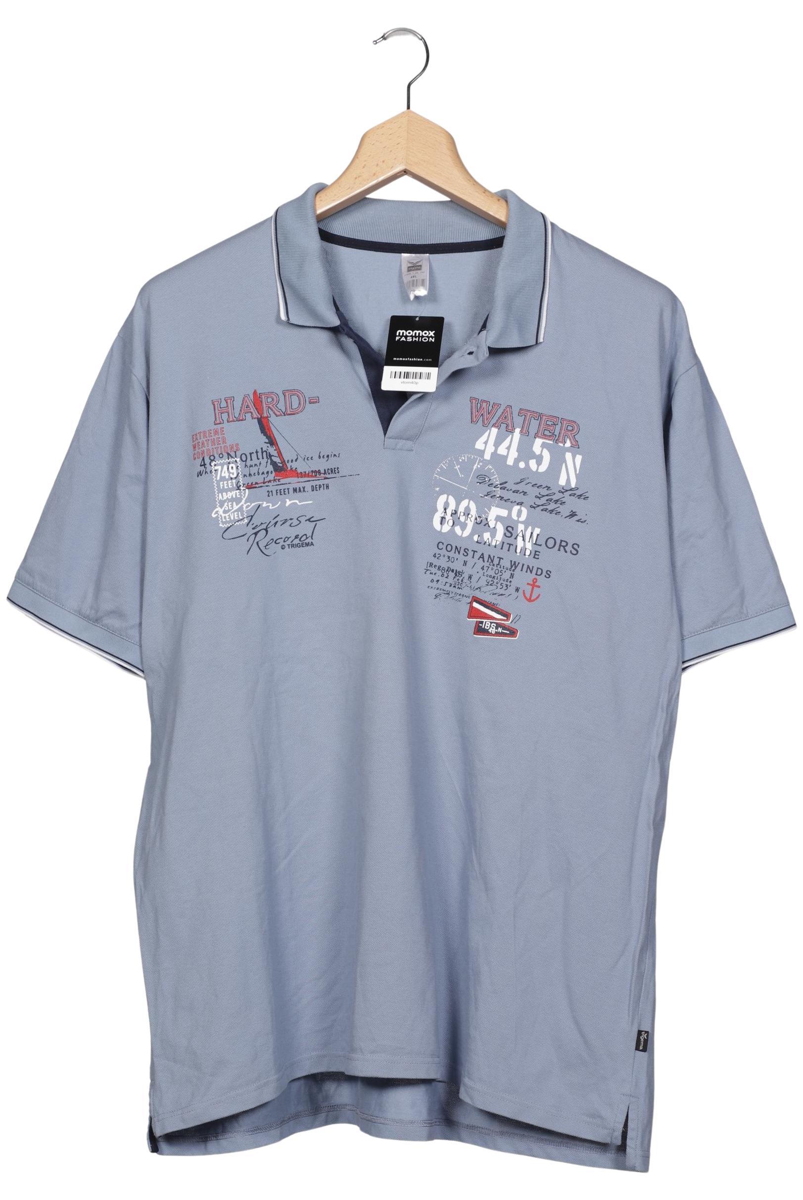 

Trigema Herren Poloshirt, hellblau, Gr. 60