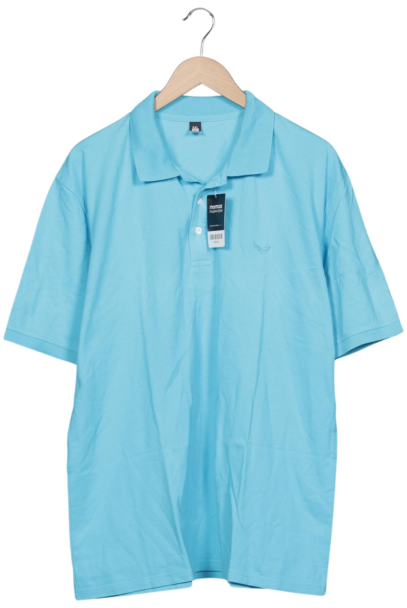Thumbnail - Trigema Herren Poloshirt, hellblau, Gr. 56