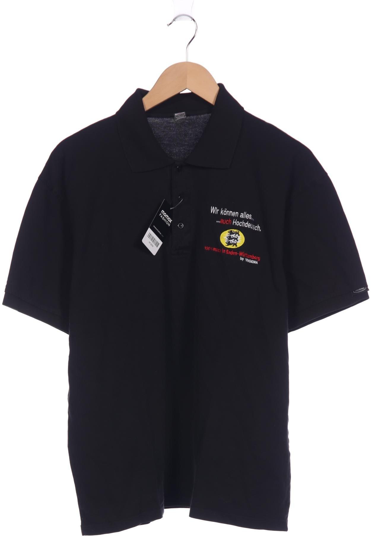 

Trigema Herren Poloshirt, schwarz, Gr. 54