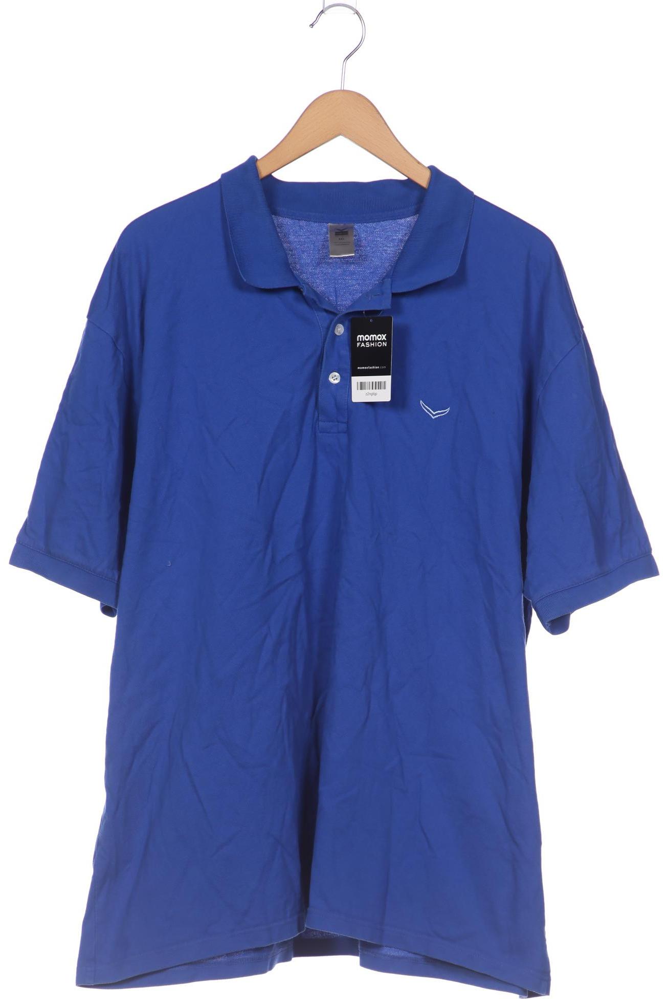 

Trigema Herren Poloshirt, blau, Gr. 60