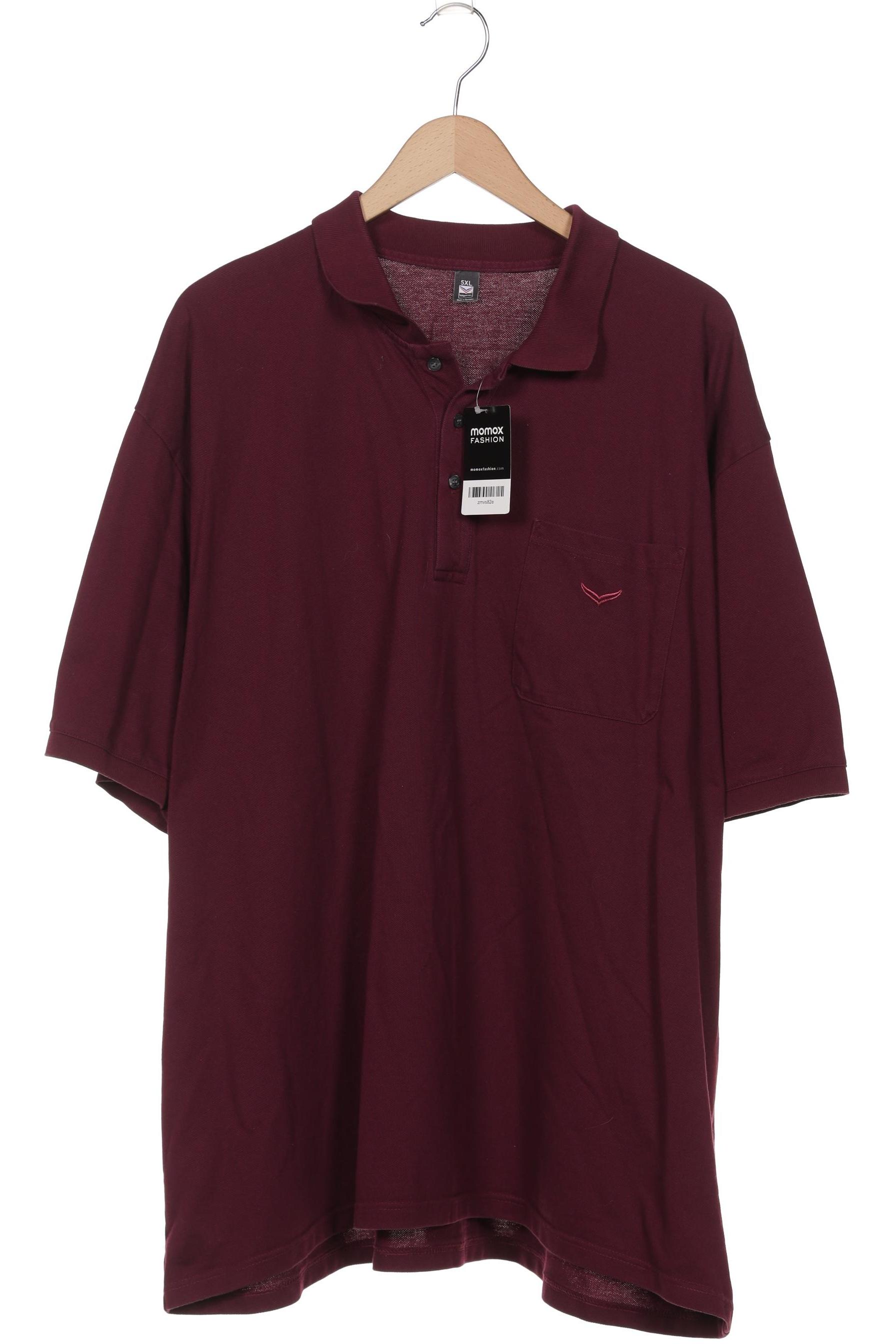 

Trigema Herren Poloshirt, bordeaux, Gr. 62