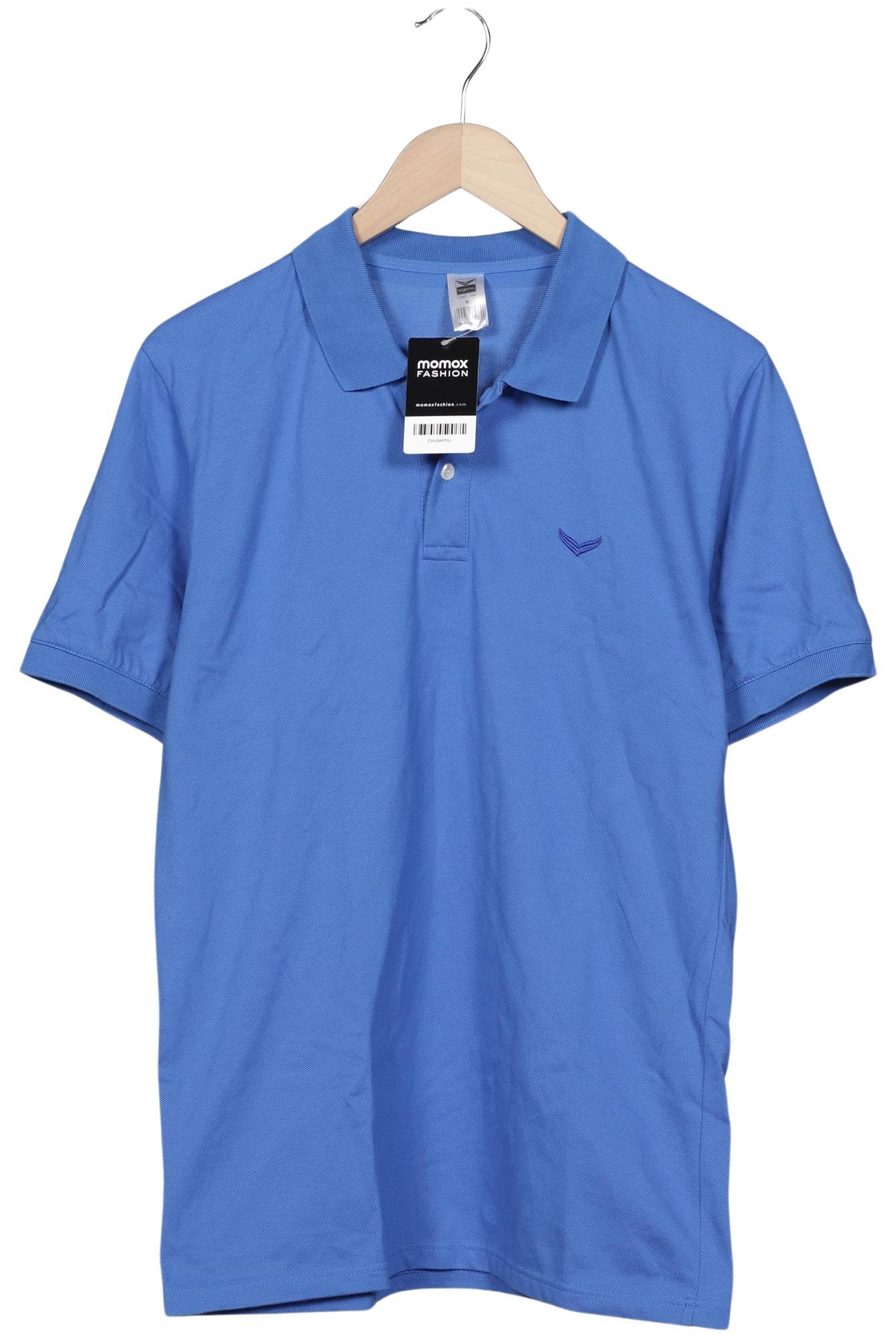 

Trigema Herren Poloshirt, blau, Gr. 48