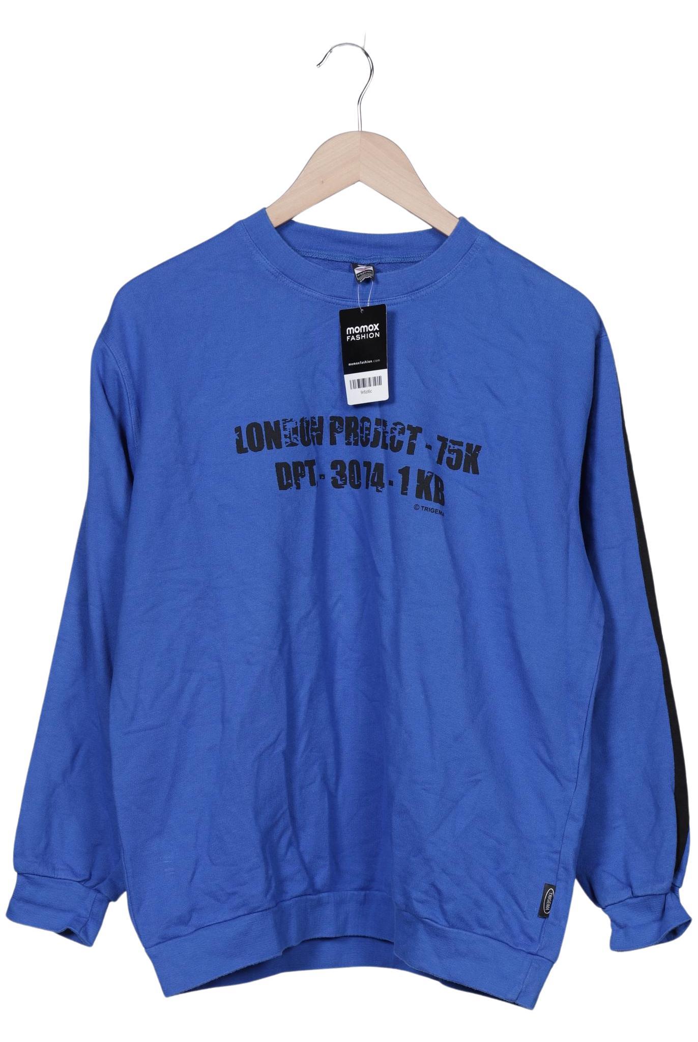 

Trigema Herren Sweatshirt, blau, Gr. 48