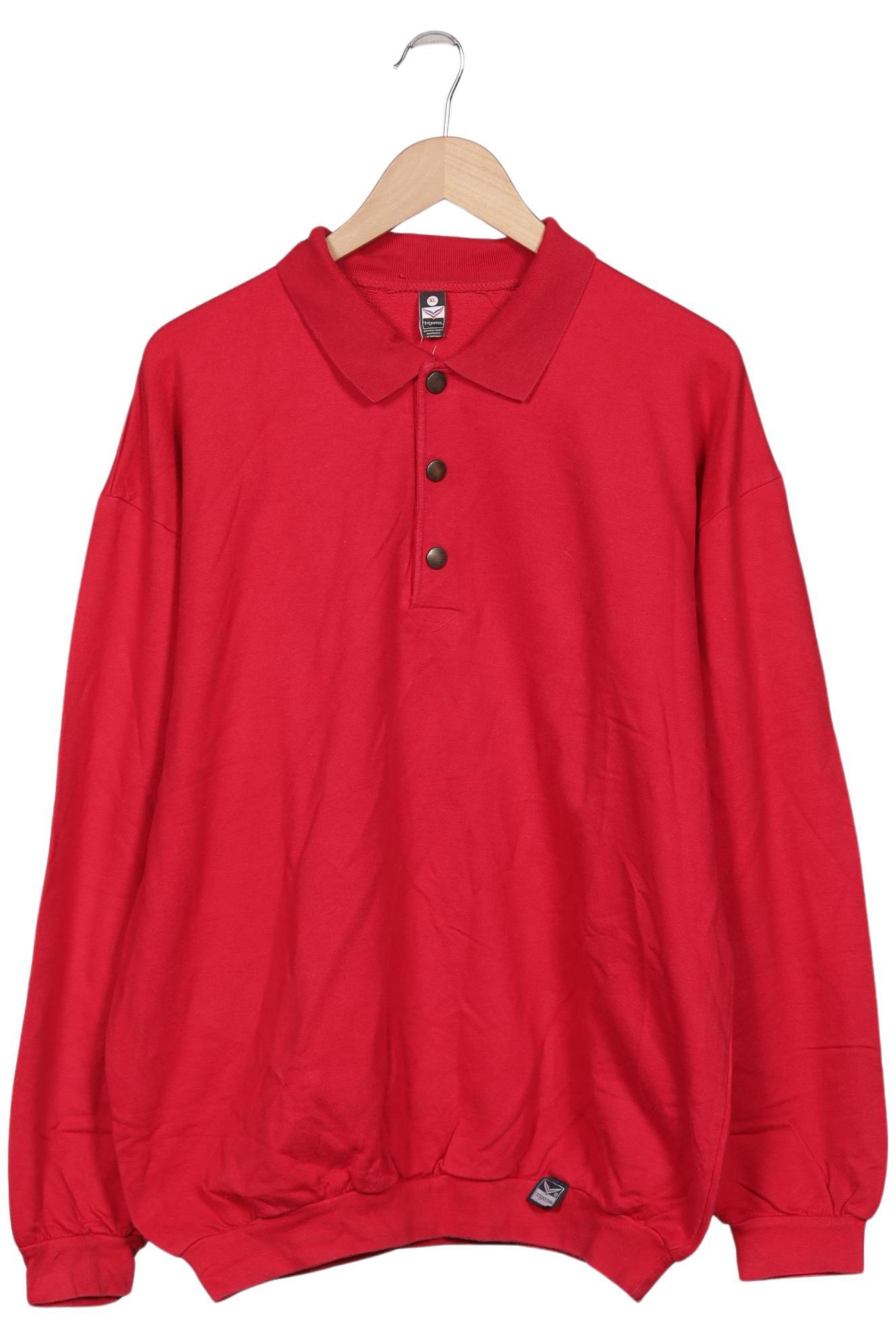 

Trigema Herren Sweatshirt, rot, Gr. 54