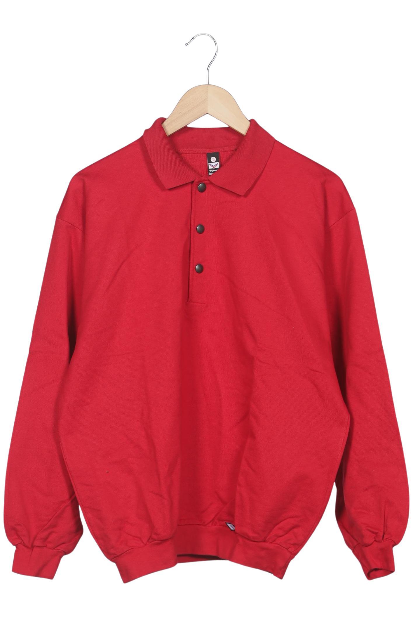 

Trigema Herren Sweatshirt, rot, Gr. 48