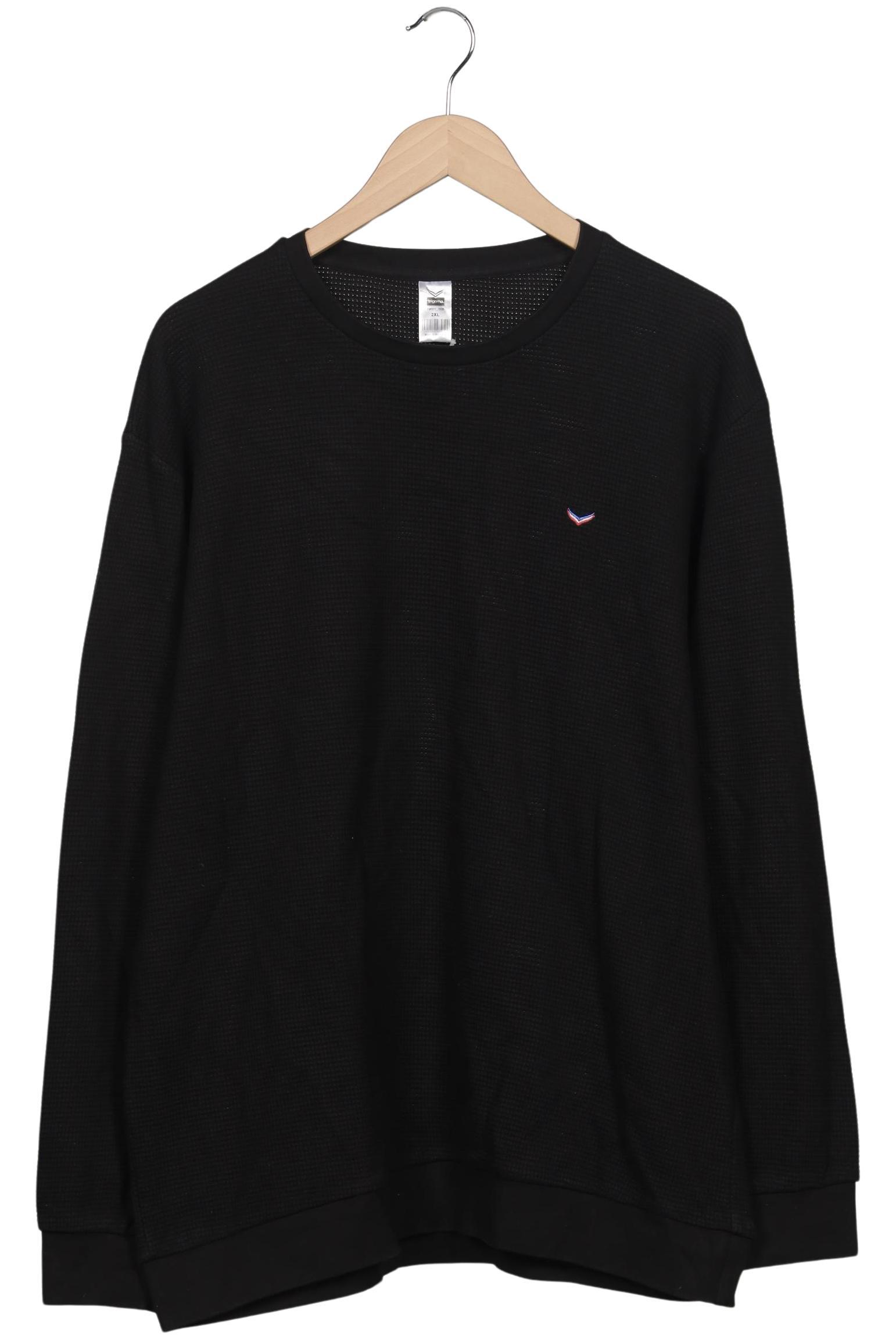 

Trigema Herren Sweatshirt, schwarz, Gr. 56