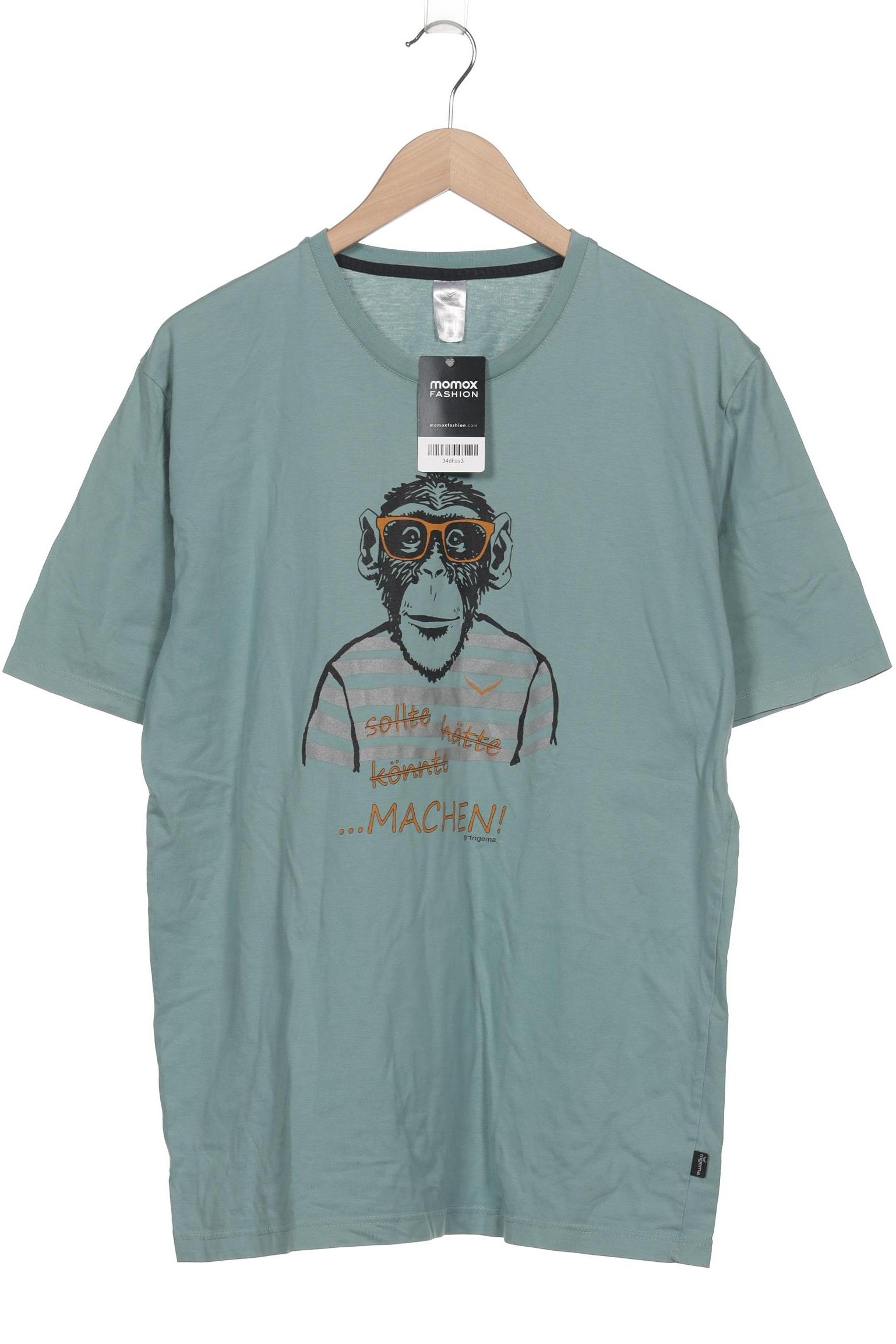 

Trigema Herren T-Shirt, türkis, Gr. 52