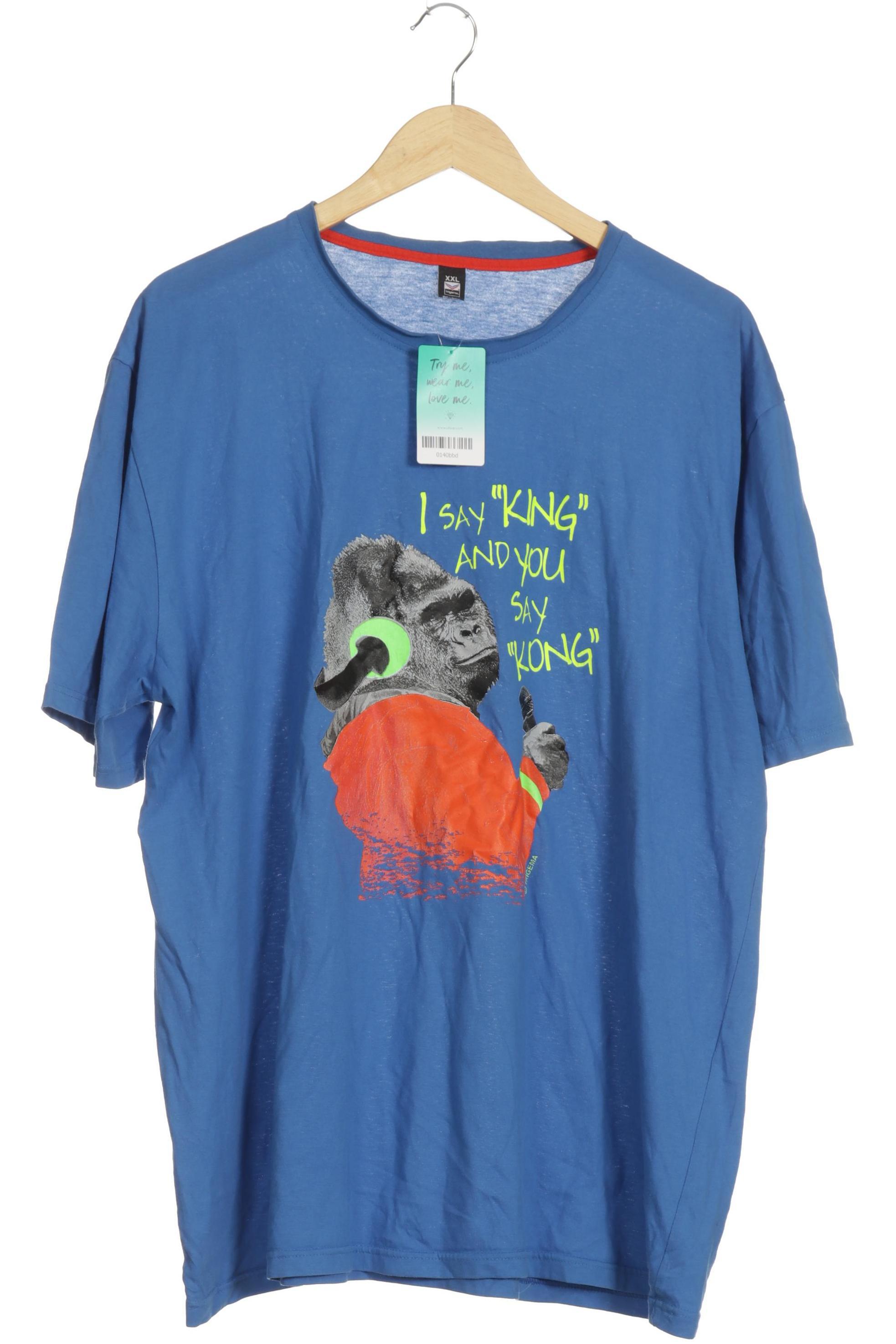 

Trigema Herren T-Shirt, blau, Gr.