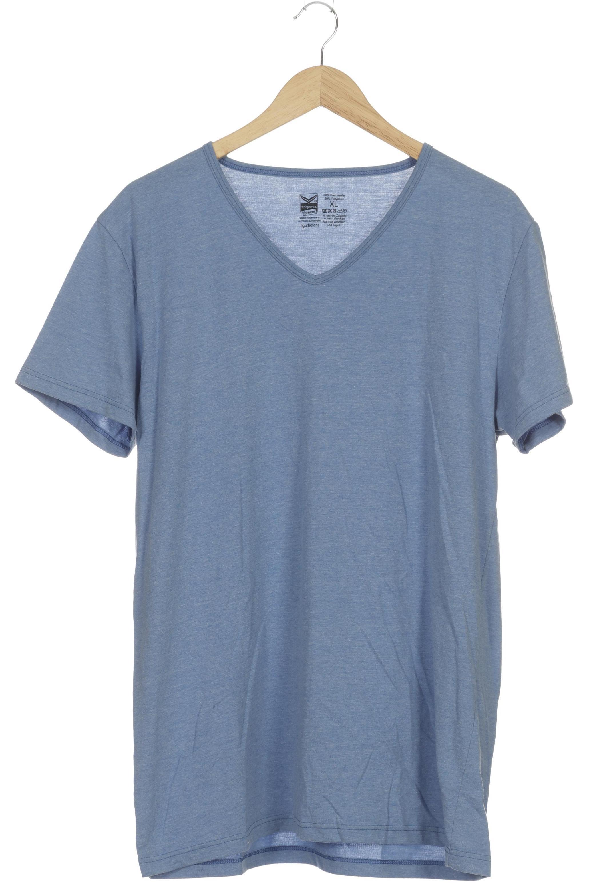 

Trigema Herren T-Shirt, blau, Gr.