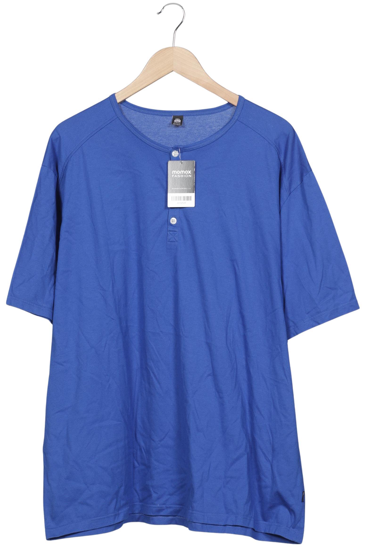 Thumbnail - Trigema Herren T-Shirt, blau, Gr. 58