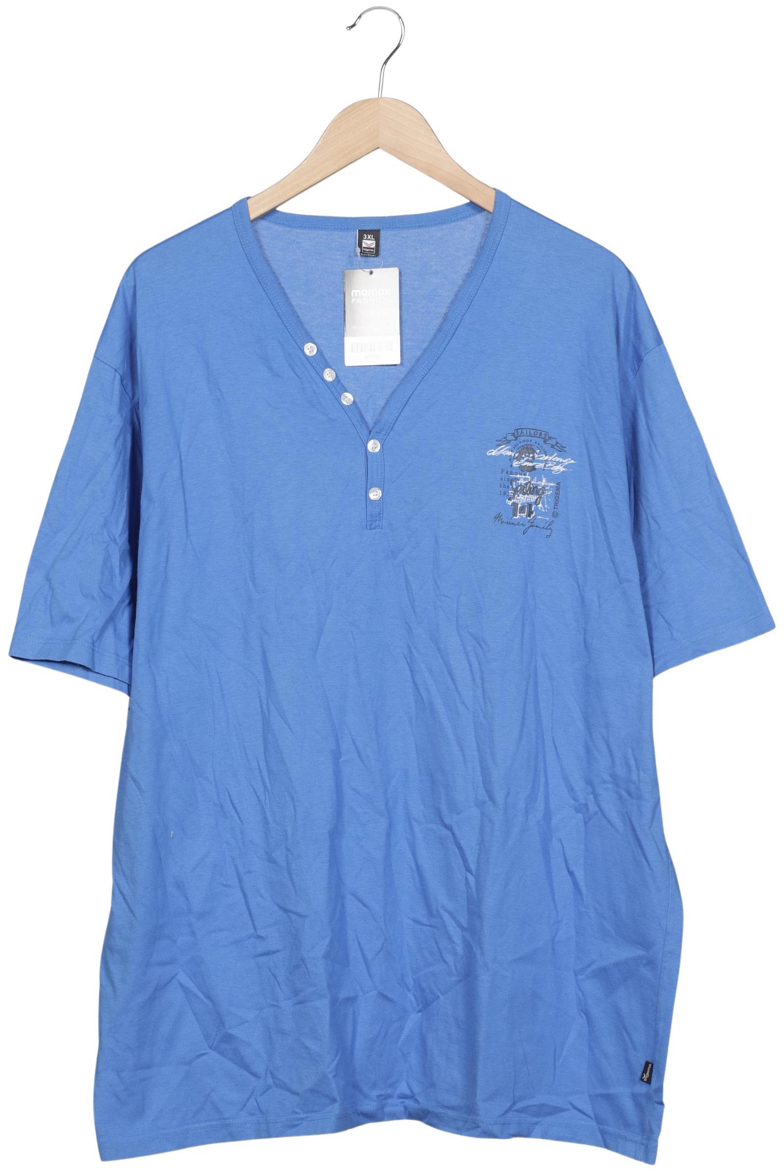 

Trigema Herren T-Shirt, blau, Gr. 58