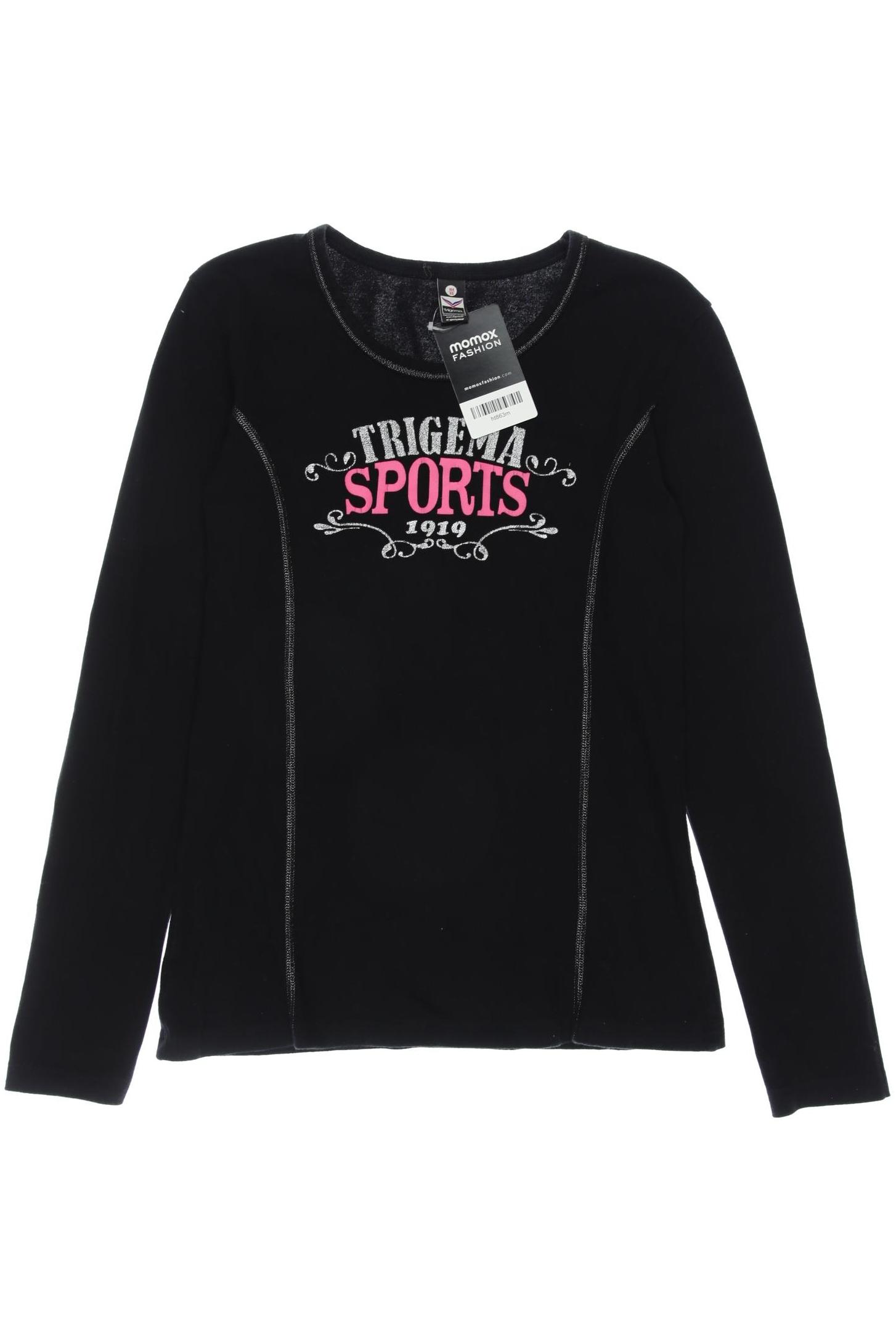 

Trigema Damen Langarmshirt, schwarz, Gr. 164