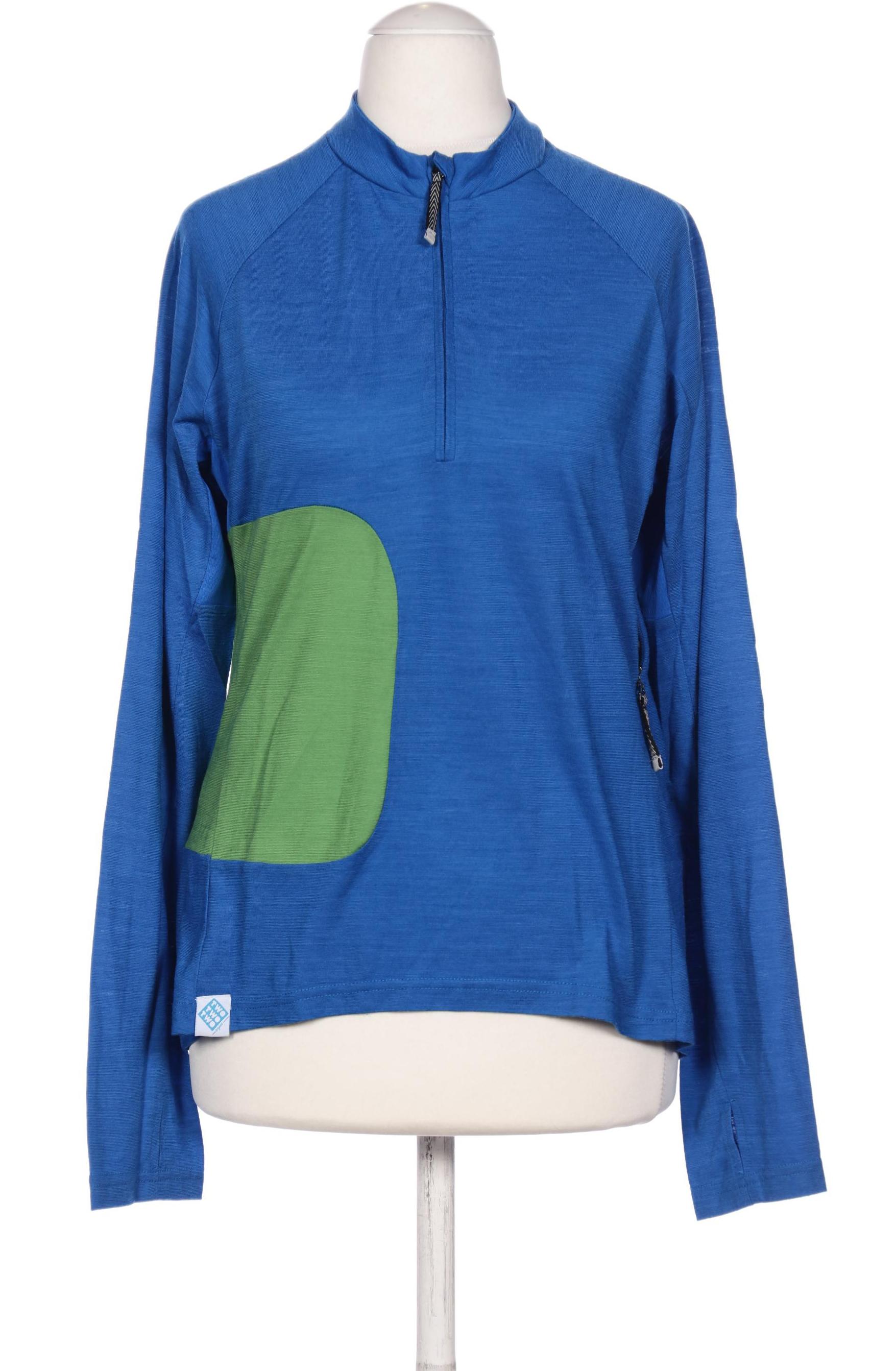 

triple2 Damen Langarmshirt, blau, Gr. 38